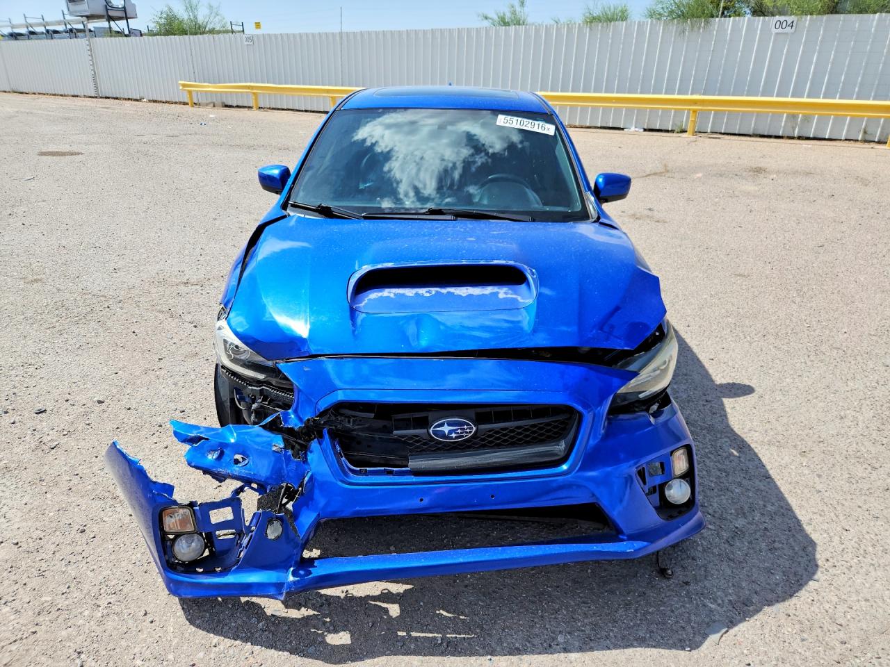 2015 Subaru Wrx Limited Blue vin: JF1VA1G60F8807895