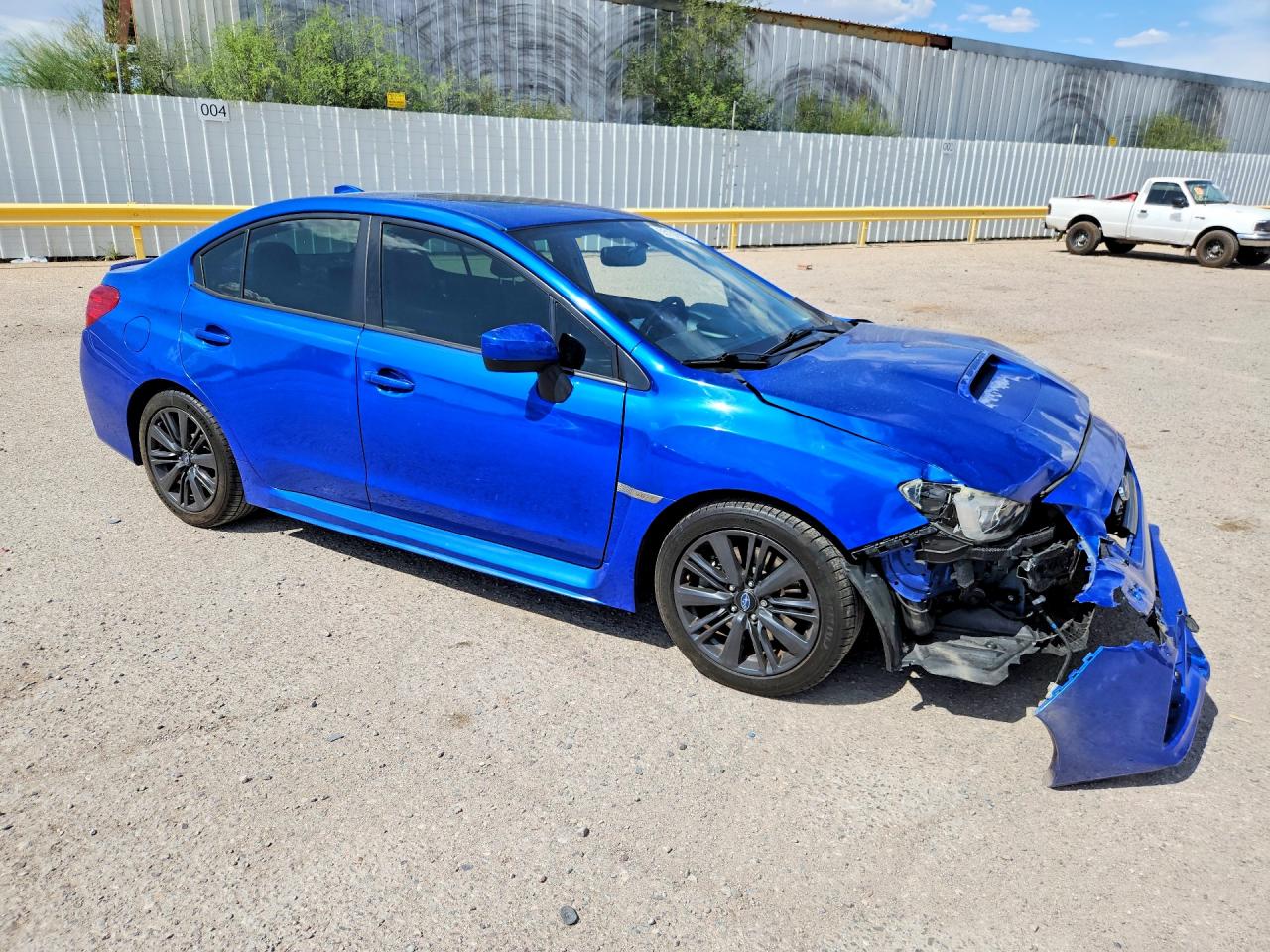 2015 Subaru Wrx Limited Blue vin: JF1VA1G60F8807895