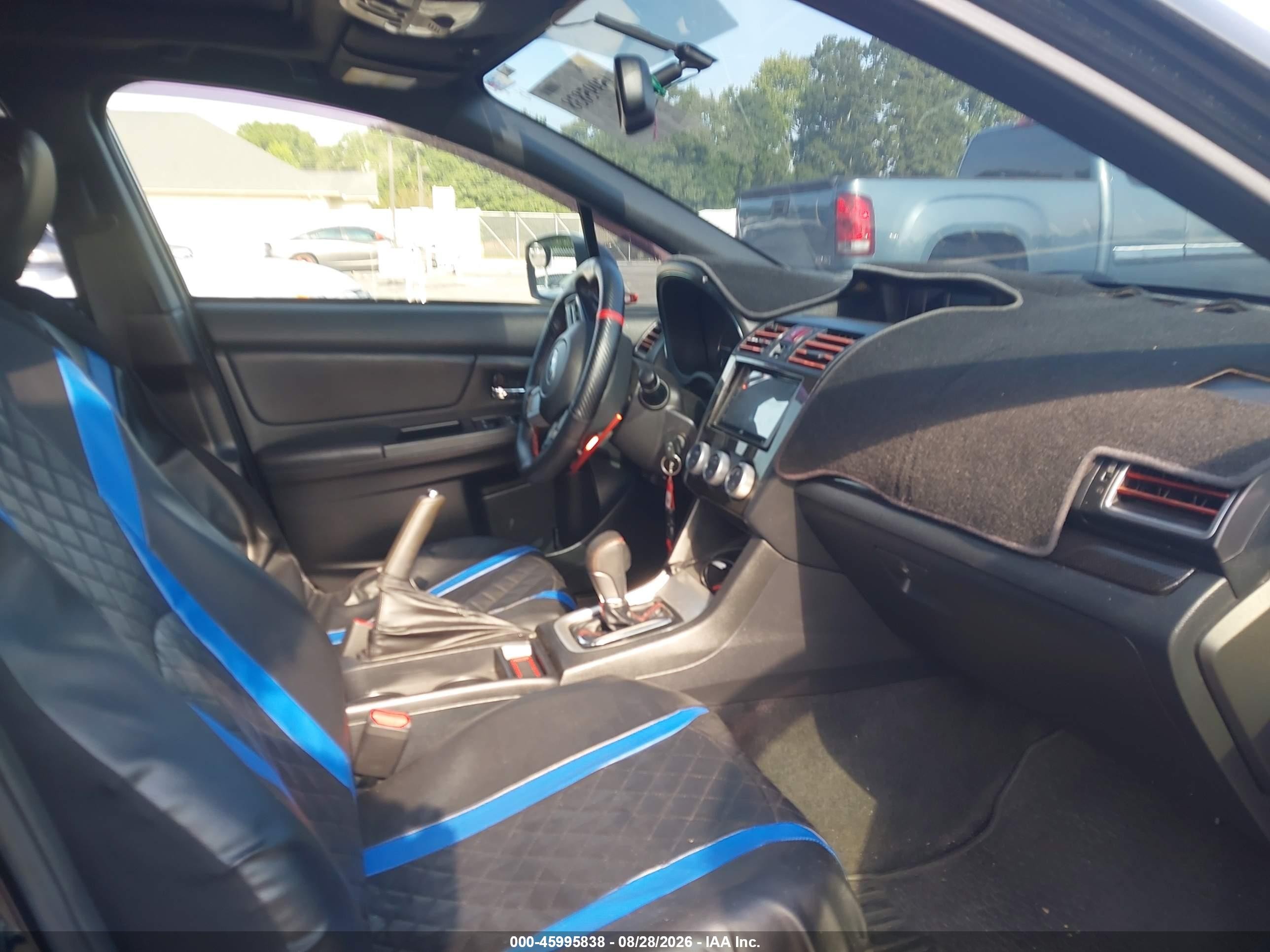 2015 Subaru Wrx Limited Black vin: JF1VA1G60F8819481