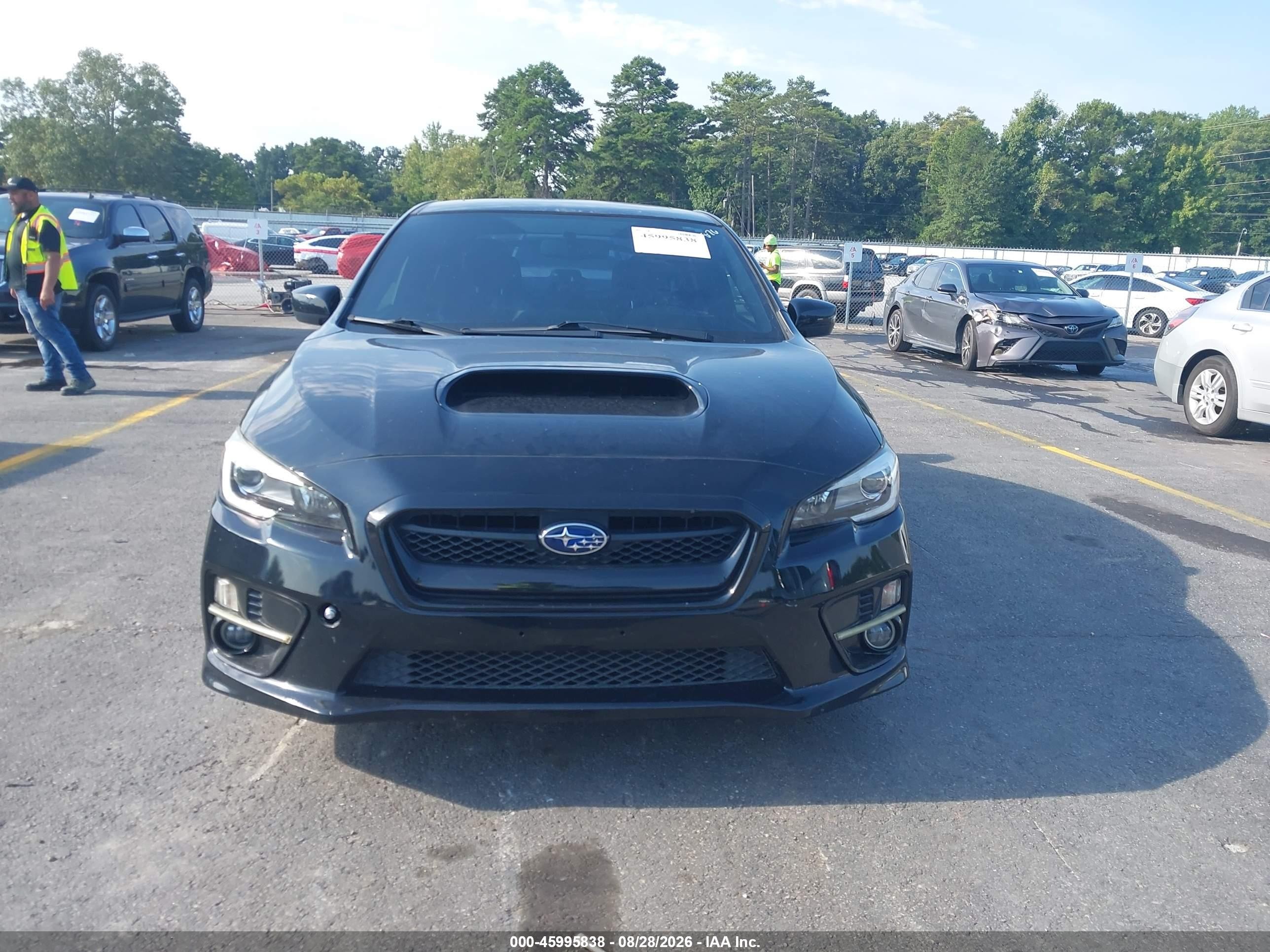 2015 Subaru Wrx Limited Black vin: JF1VA1G60F8819481