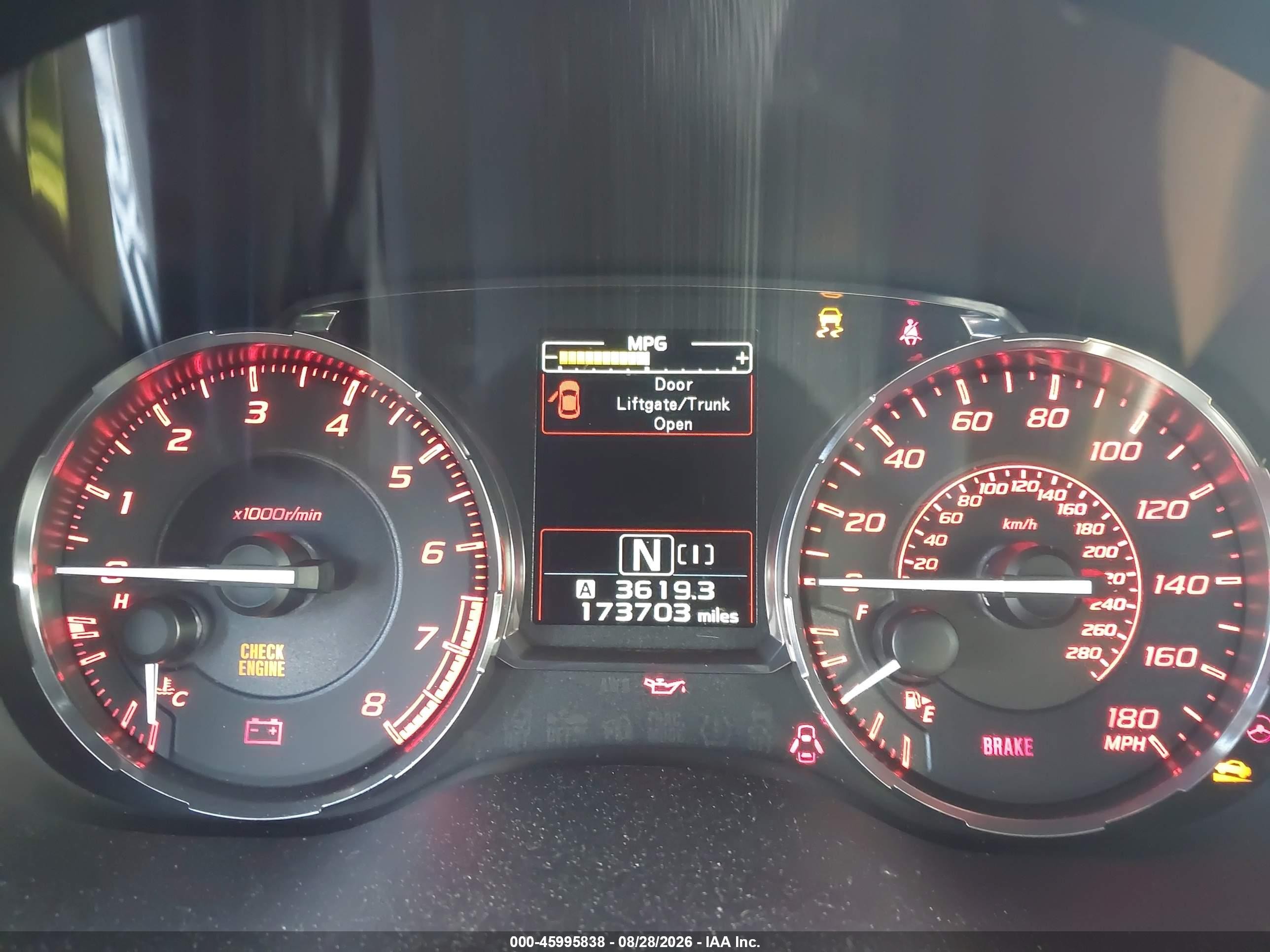 2015 Subaru Wrx Limited Black vin: JF1VA1G60F8819481