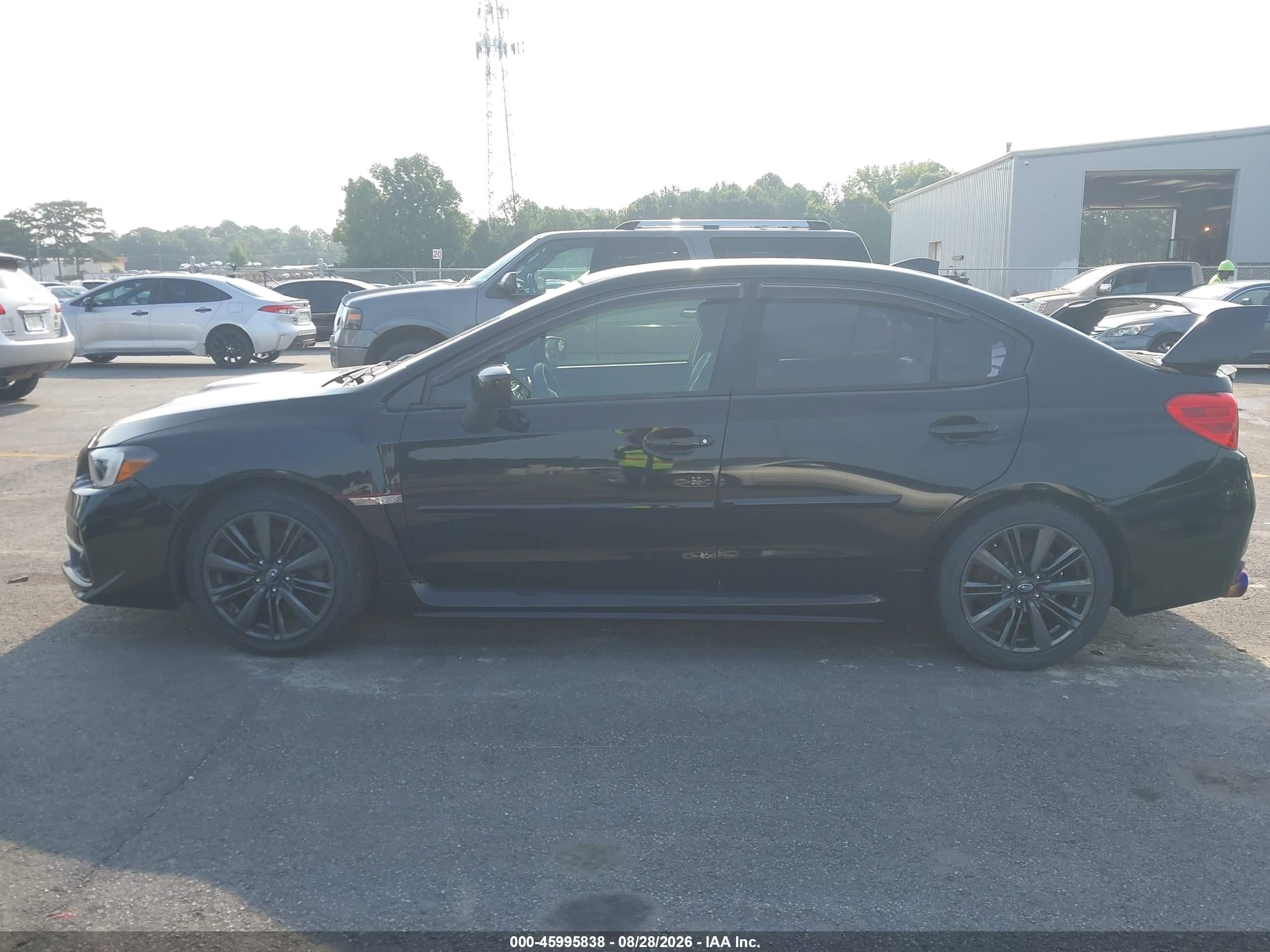 2015 Subaru Wrx Limited Black vin: JF1VA1G60F8819481