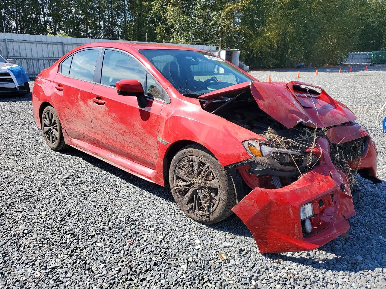 2015 Subaru Wrx Limited Red vin: JF1VA1G60F9828885