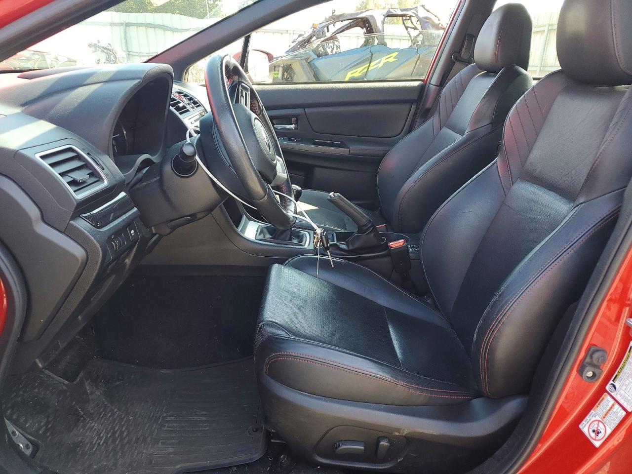 2015 Subaru Wrx Limited Red vin: JF1VA1G60F9828885