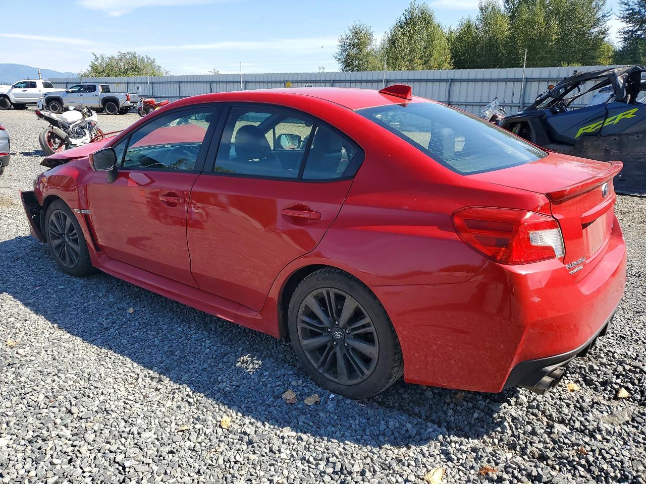 2015 Subaru Wrx Limited Red vin: JF1VA1G60F9828885