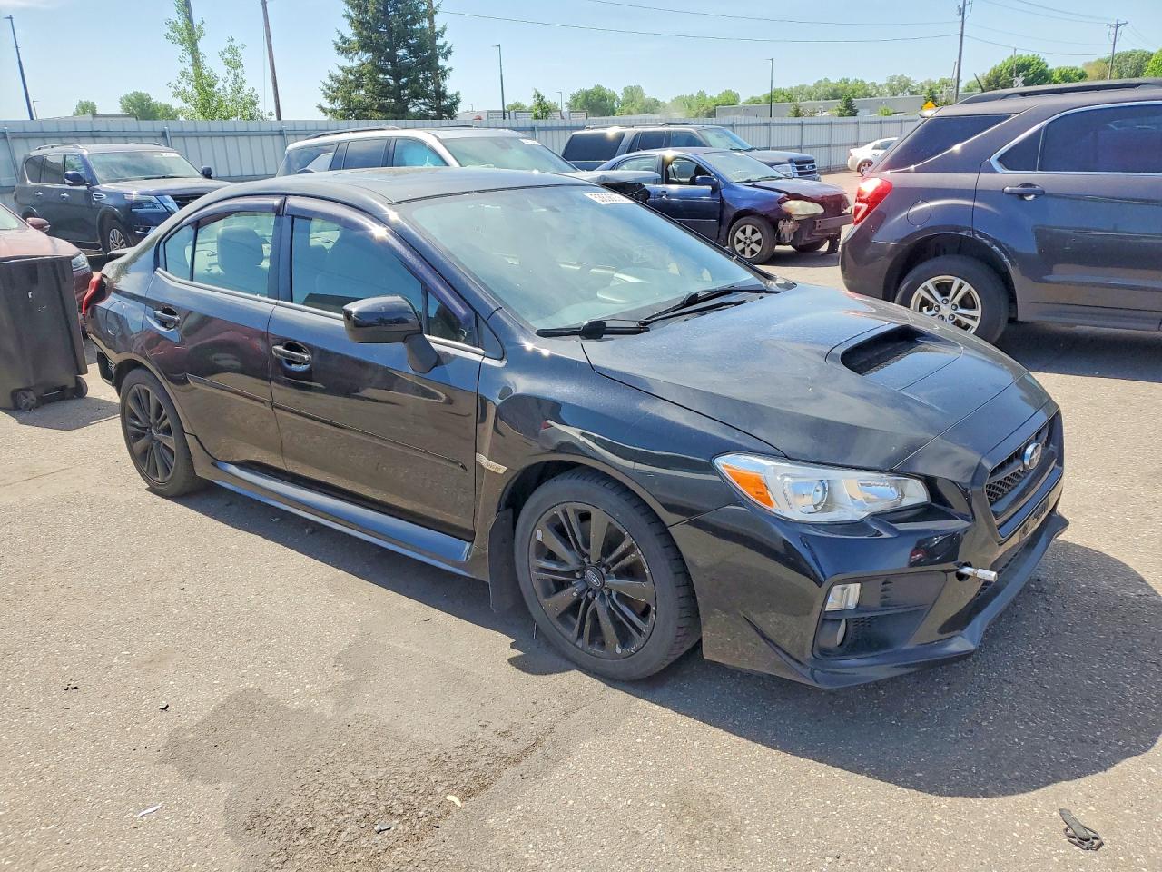 2015 Subaru Wrx Limited Black vin: JF1VA1G61F8812622