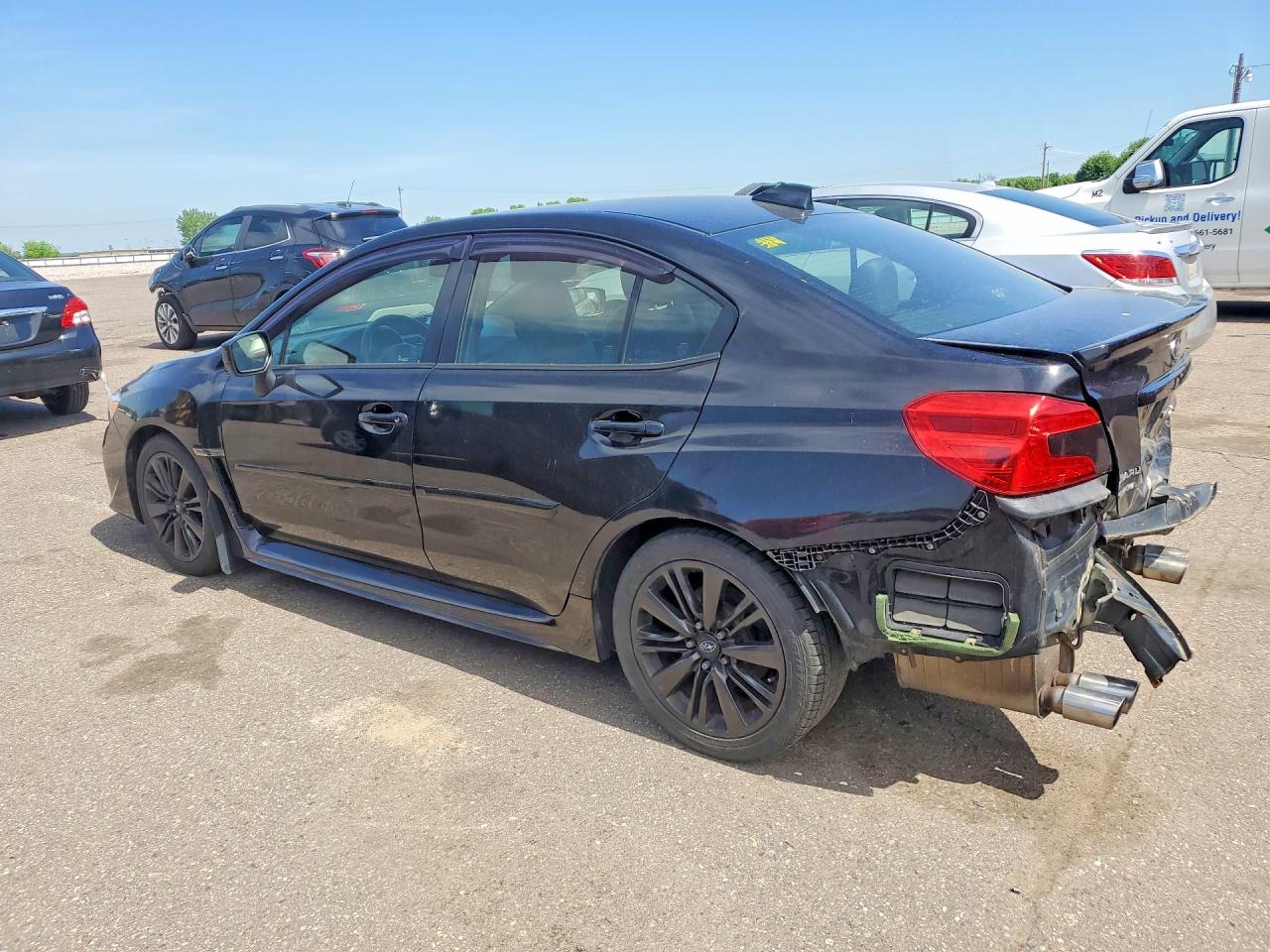 2015 Subaru Wrx Limited Black vin: JF1VA1G61F8812622