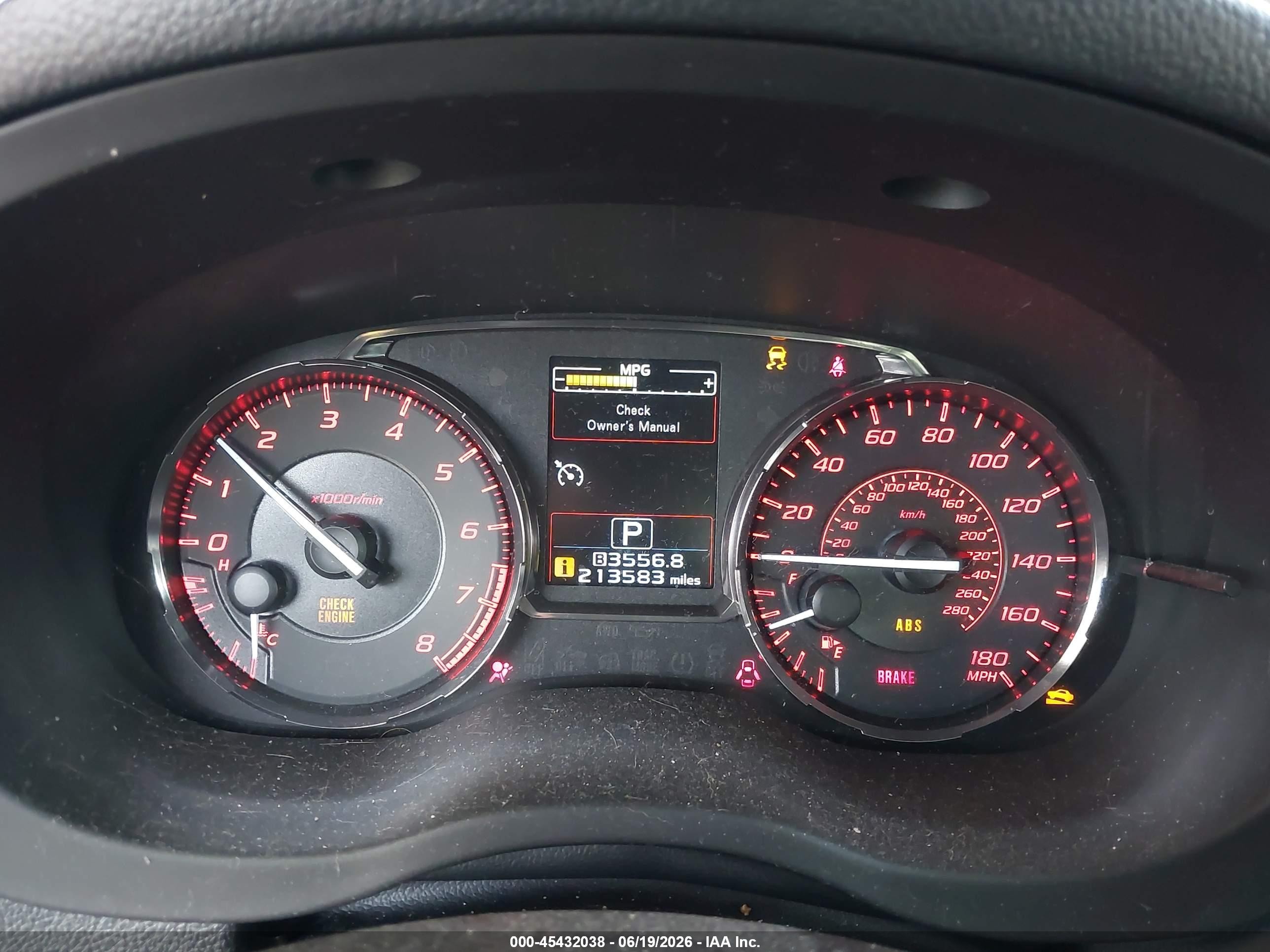 2015 Subaru Wrx Limited Black vin: JF1VA1G62F8814704