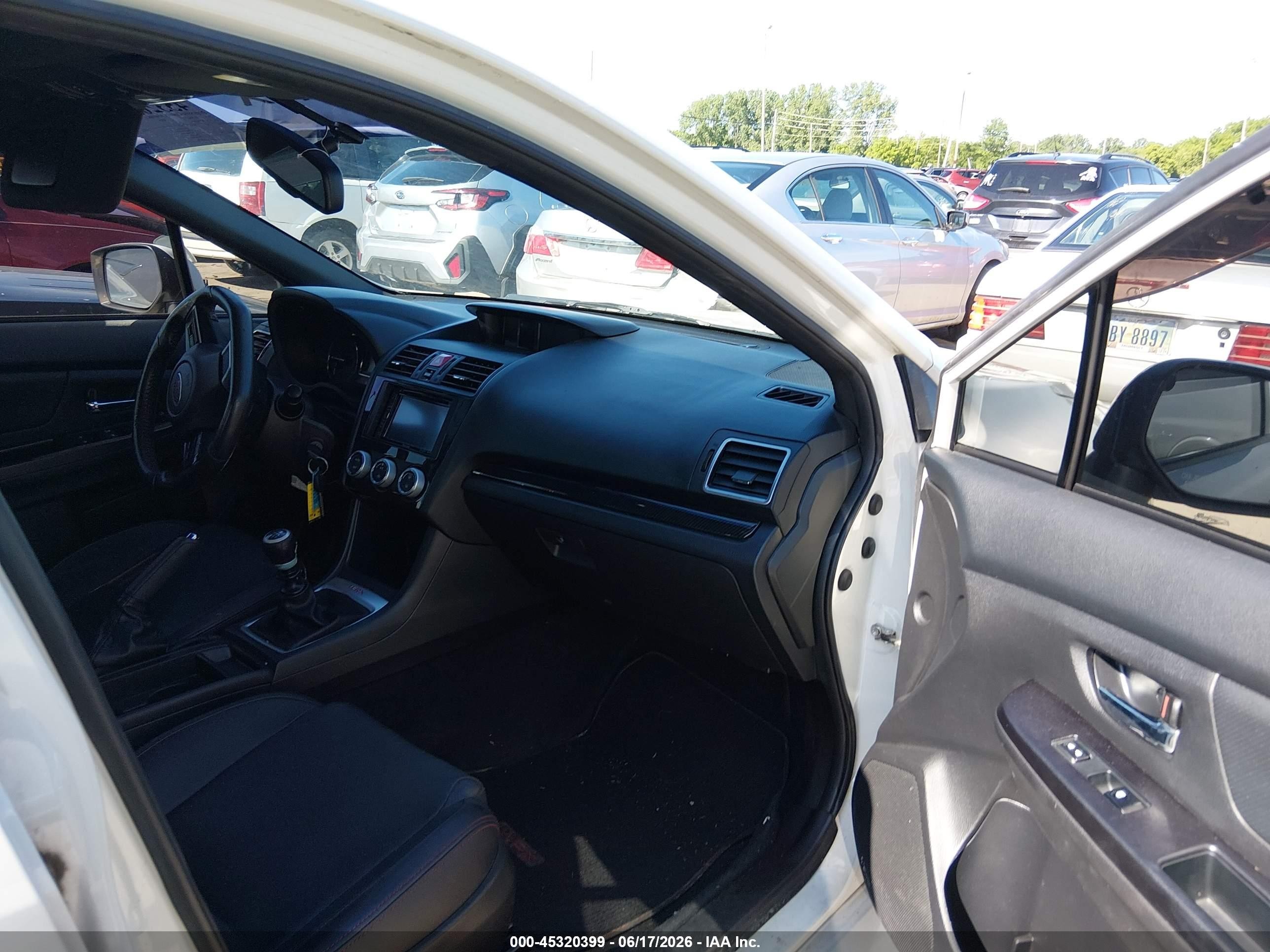2015 Subaru Wrx Limited Белый vin: JF1VA1G62F9834462