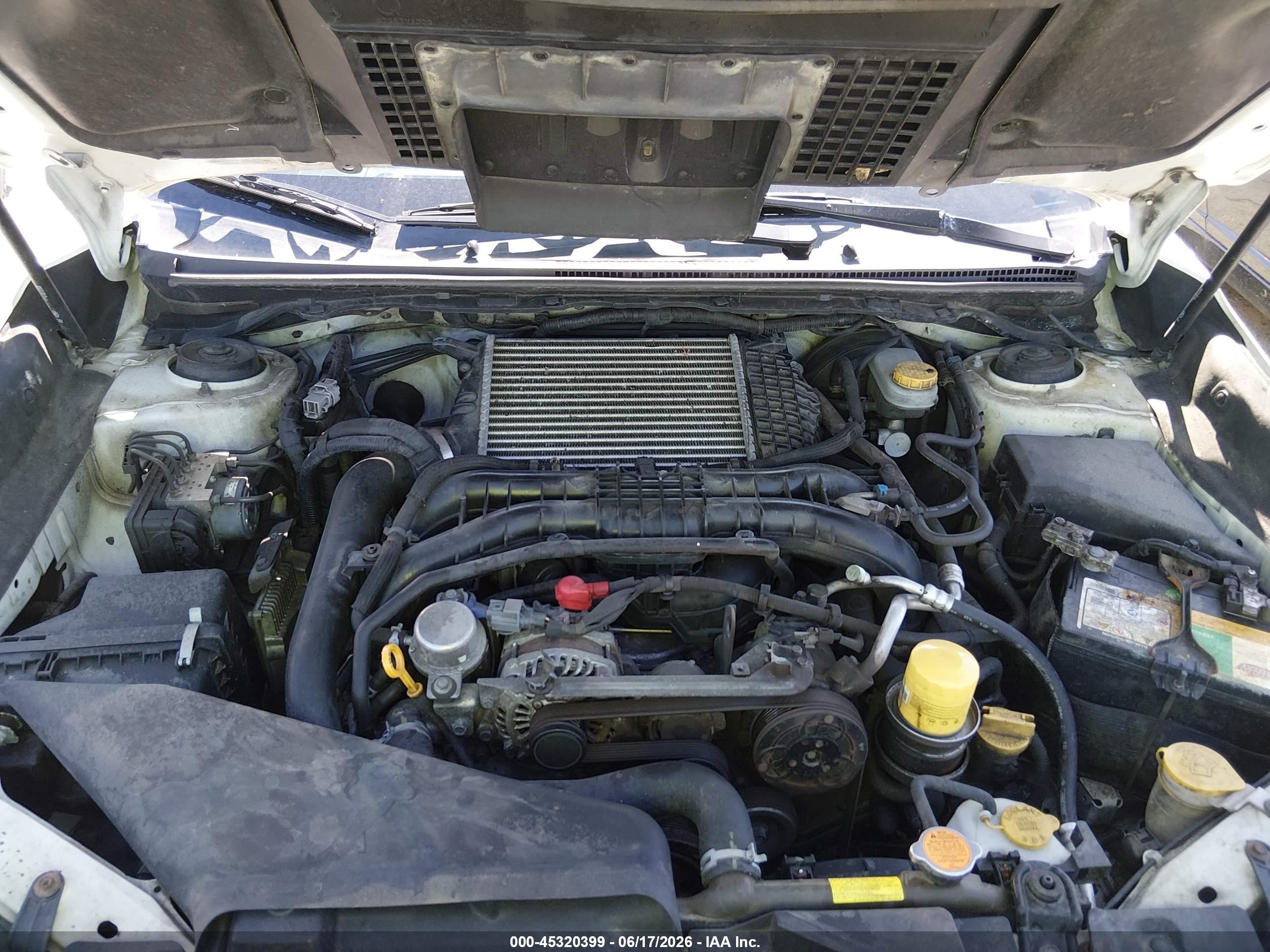 2015 Subaru Wrx Limited Белый vin: JF1VA1G62F9834462