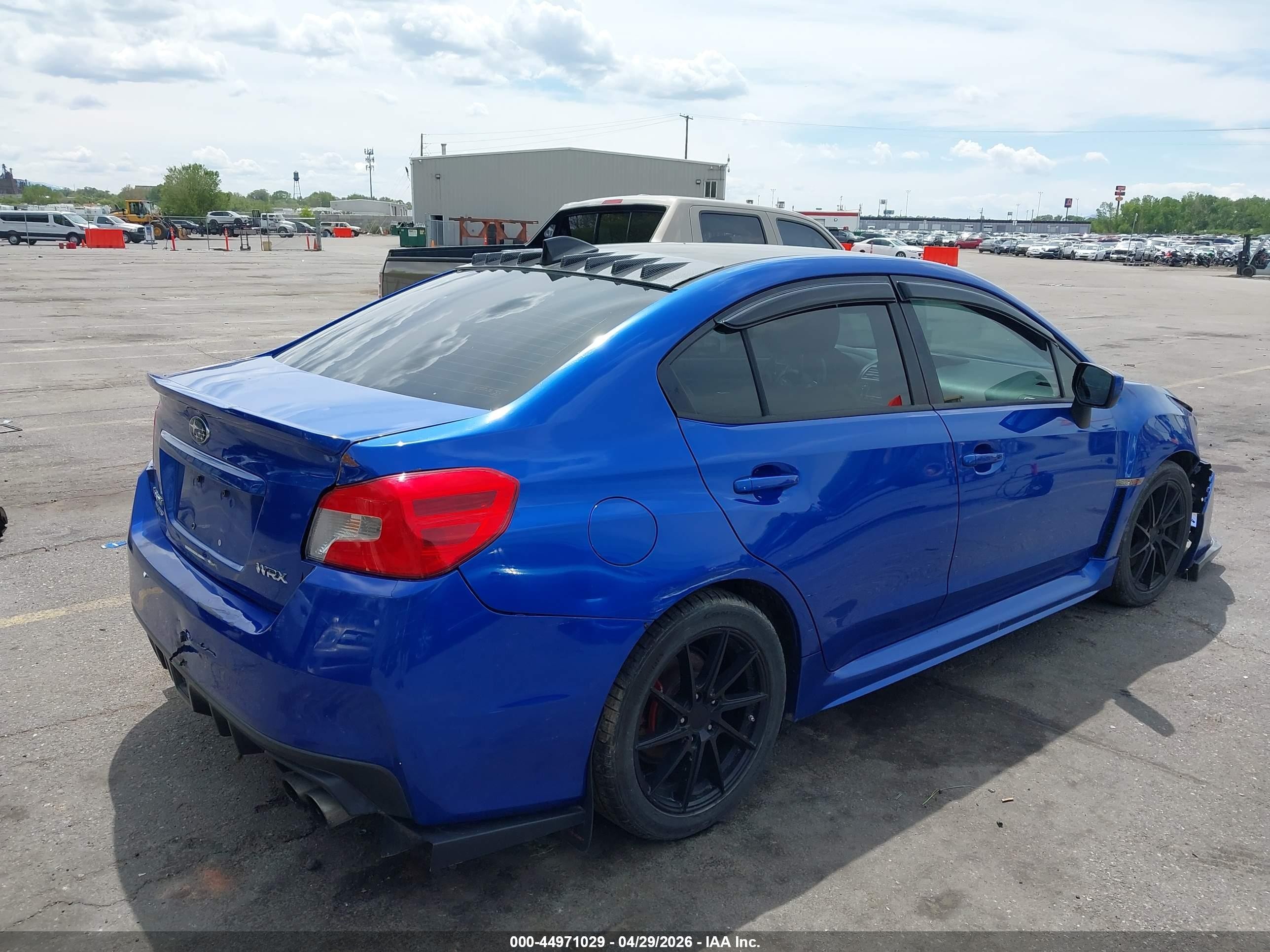 2015 Subaru Wrx Limited Синий vin: JF1VA1G63F9803916