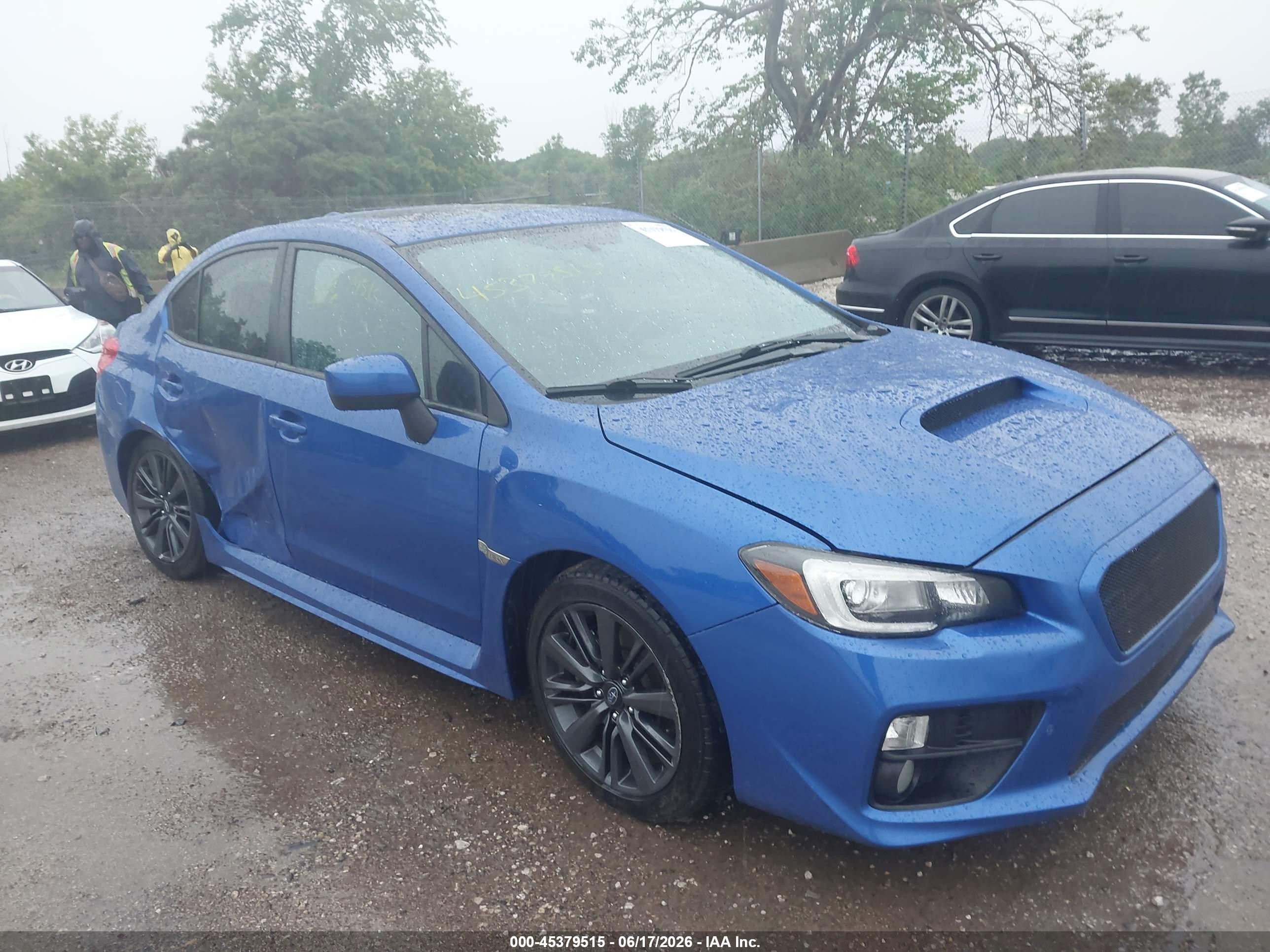 2015 Subaru Wrx Limited Синий vin: JF1VA1G64F9816934