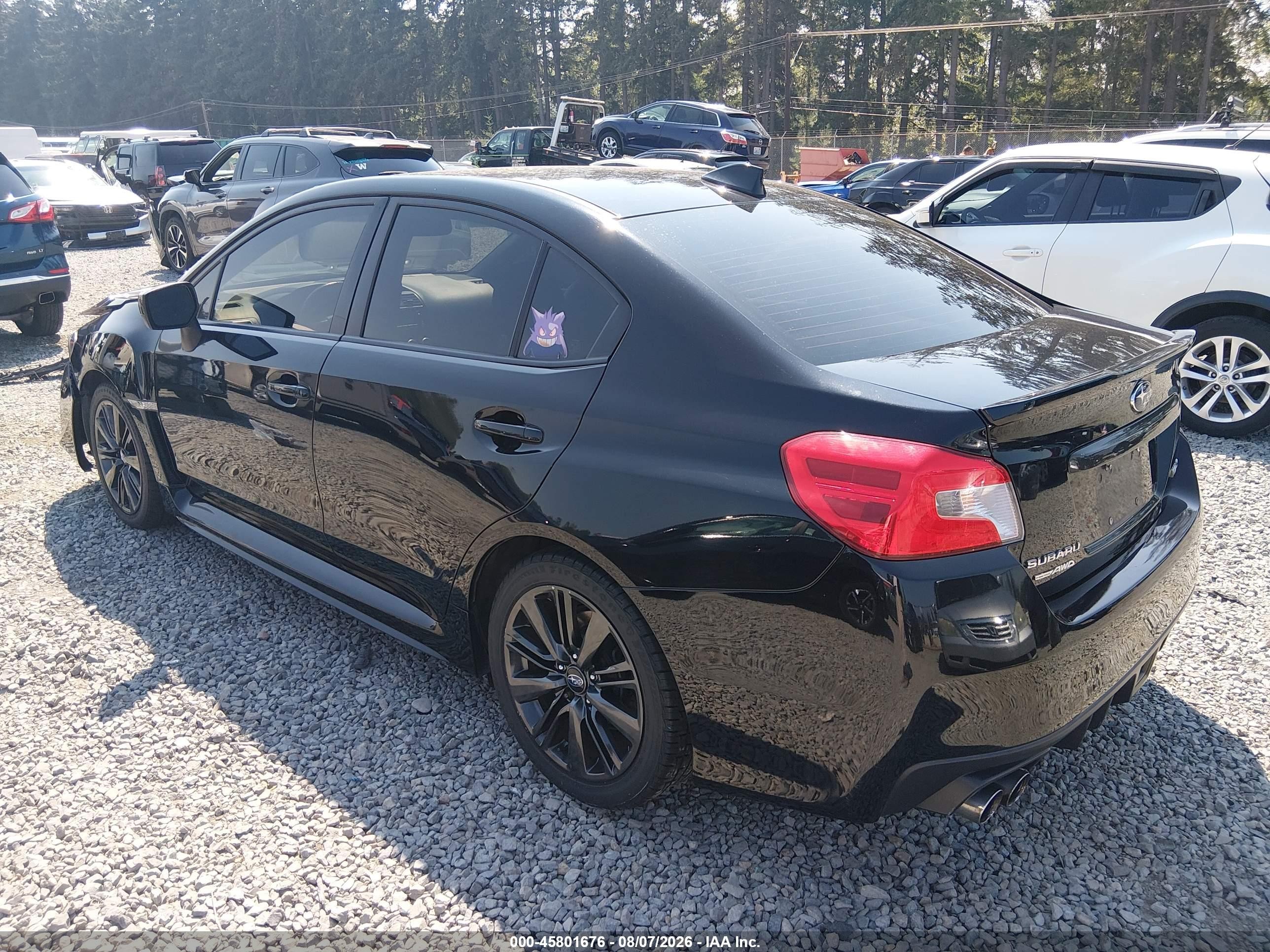2015 Subaru Wrx Limited Черный vin: JF1VA1G64F9836066