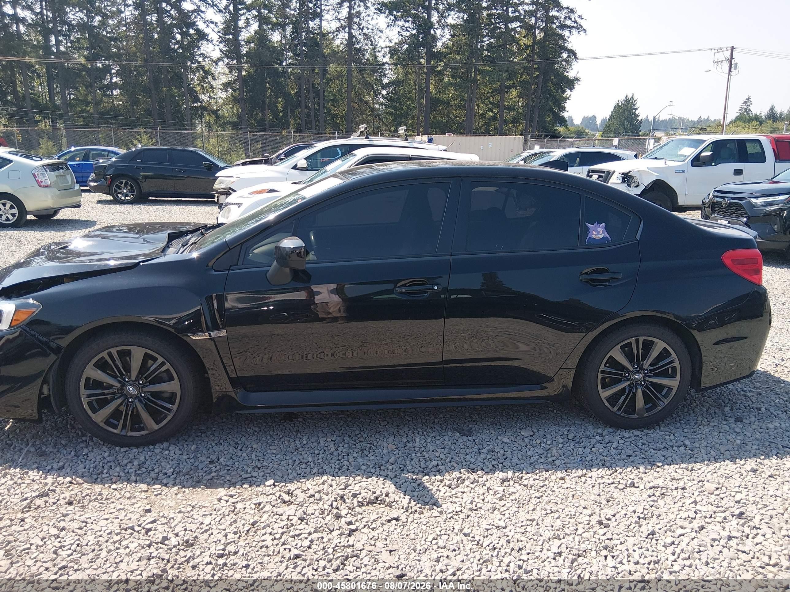 2015 Subaru Wrx Limited Черный vin: JF1VA1G64F9836066