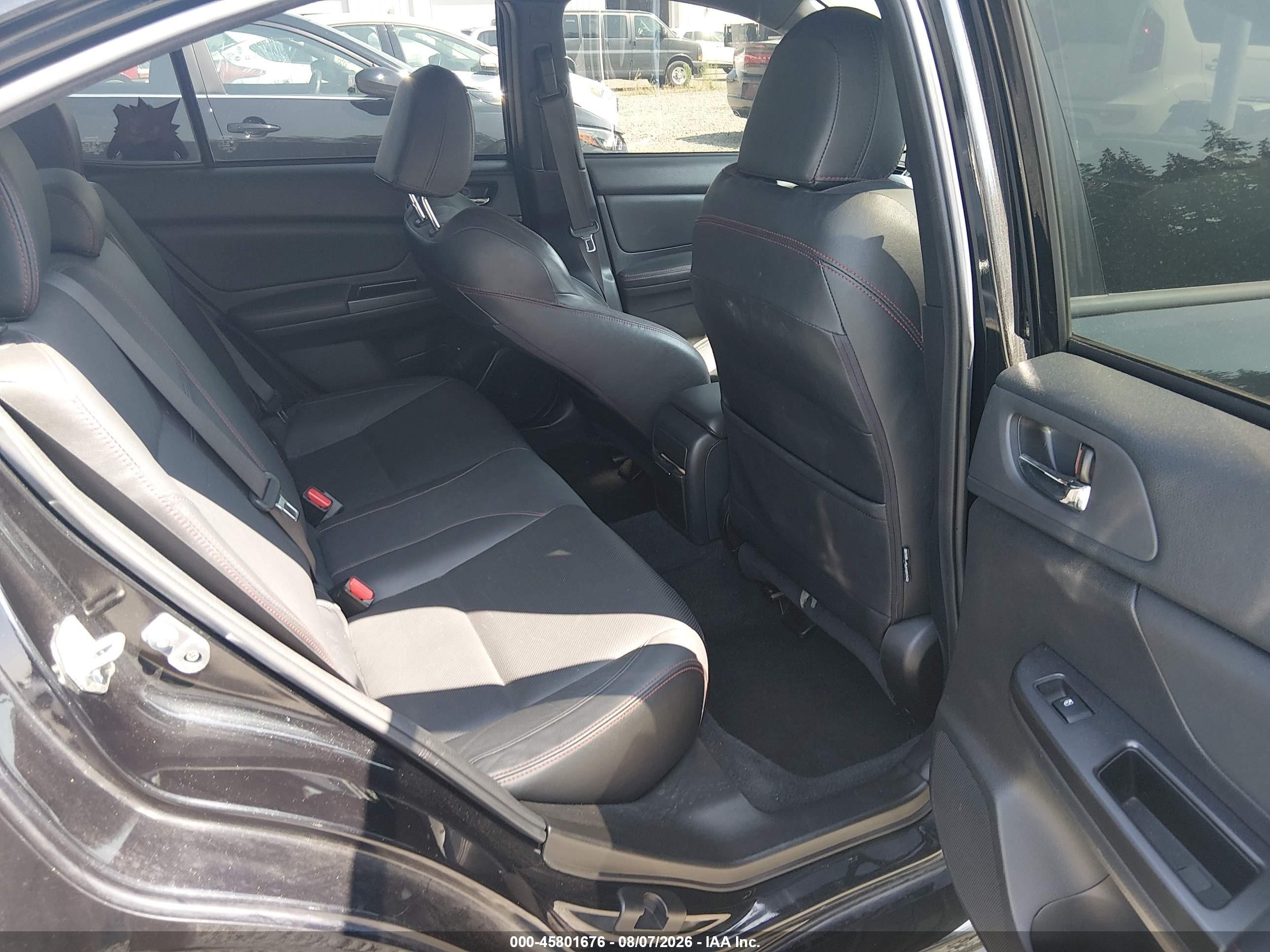 2015 Subaru Wrx Limited Черный vin: JF1VA1G64F9836066