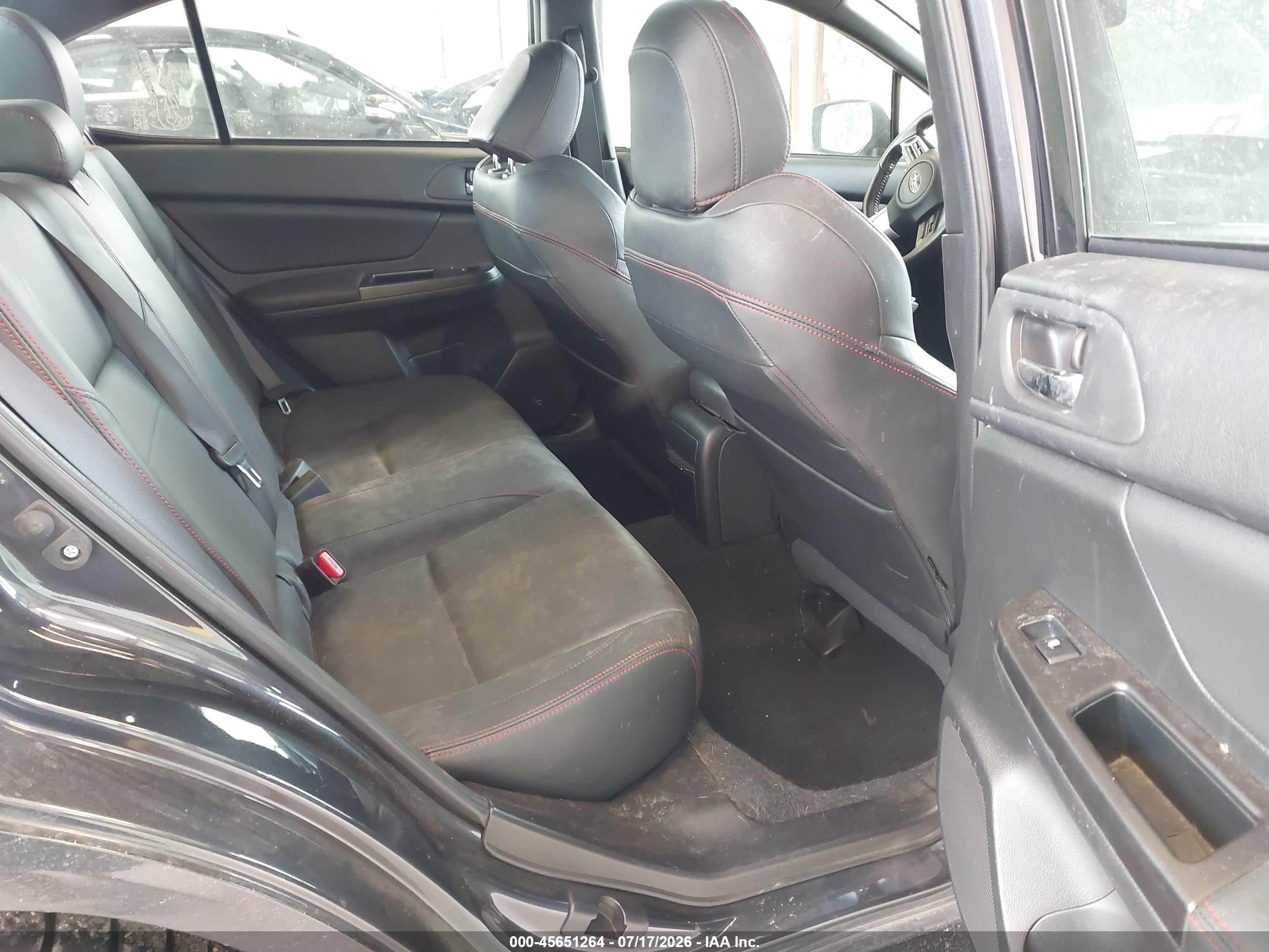 2015 Subaru Wrx Limited Gray vin: JF1VA1G65F9824640