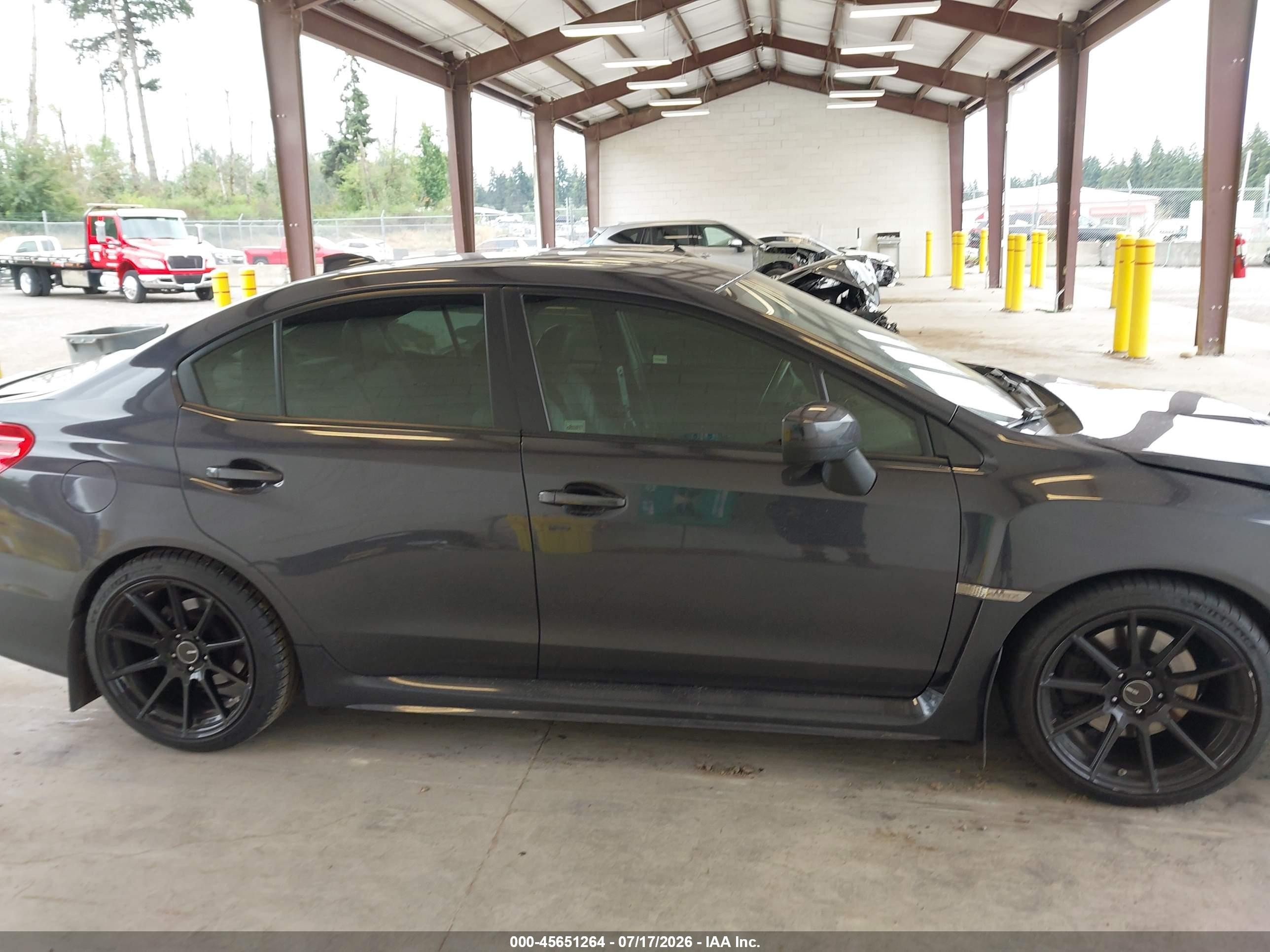 2015 Subaru Wrx Limited Gray vin: JF1VA1G65F9824640