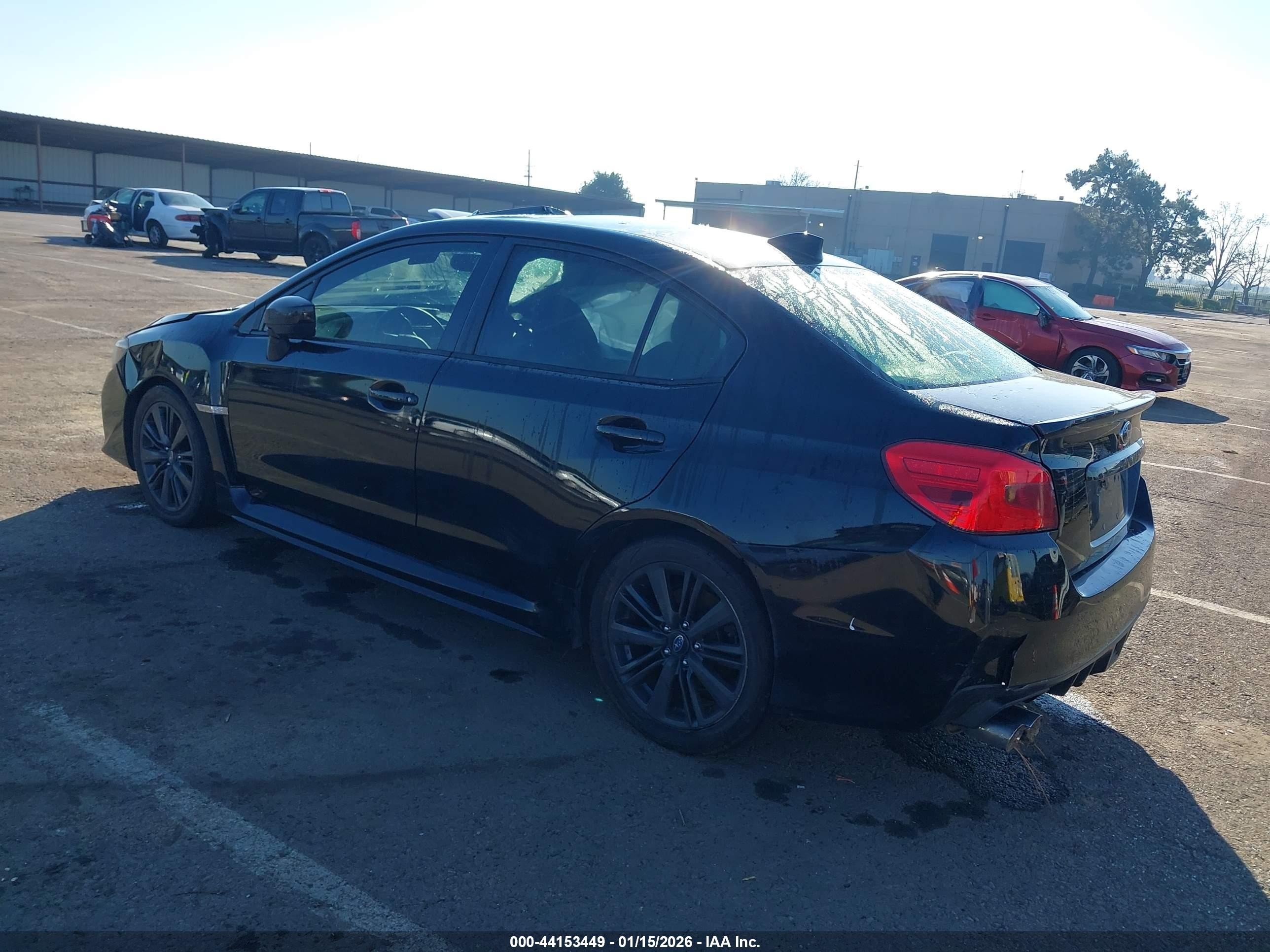 2015 Subaru Wrx Limited Black vin: JF1VA1G66F8810901