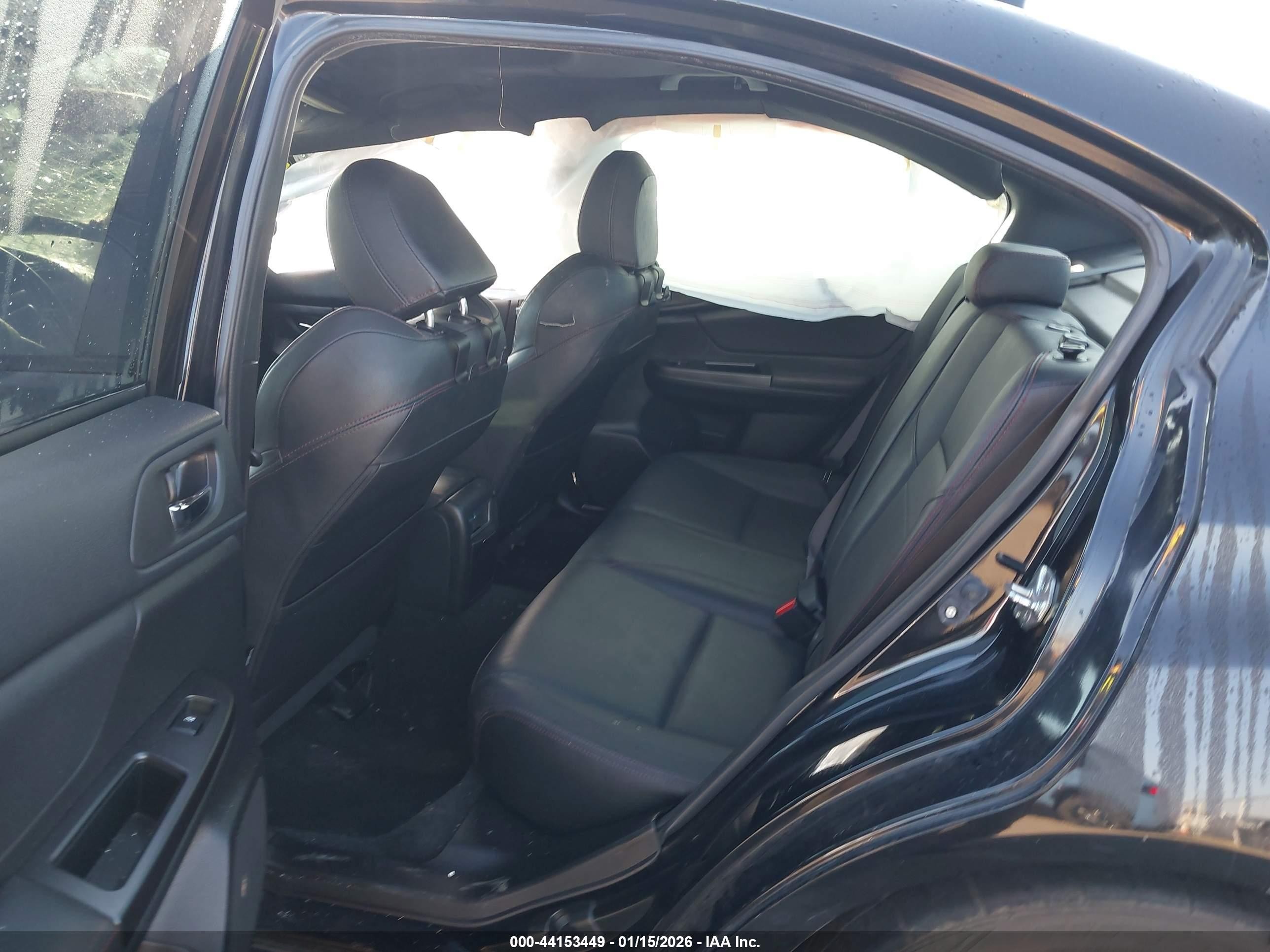 2015 Subaru Wrx Limited Black vin: JF1VA1G66F8810901