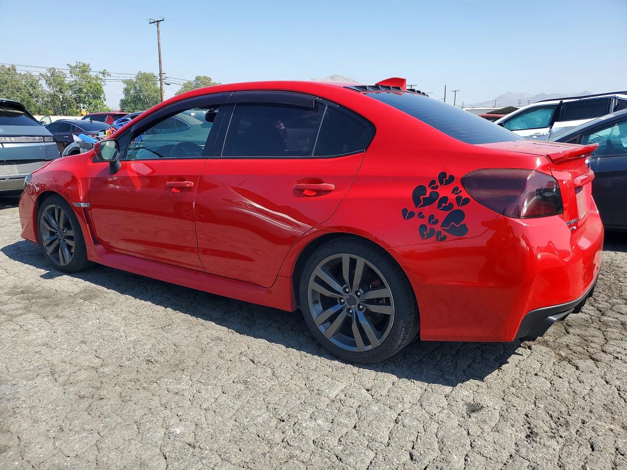 2015 Subaru Wrx Limited Red vin: JF1VA1G66F9811122