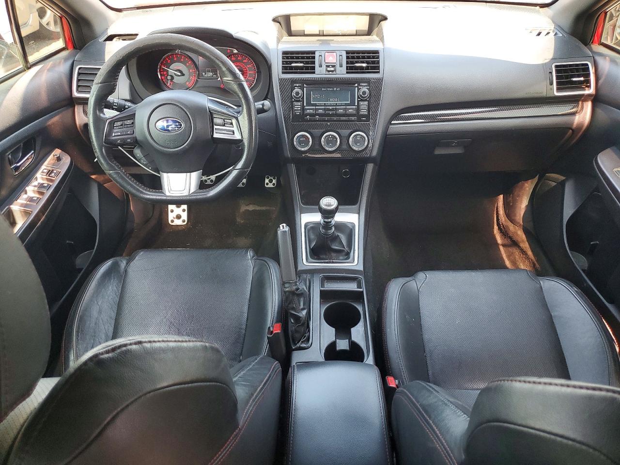 2015 Subaru Wrx Limited Red vin: JF1VA1G66F9811122