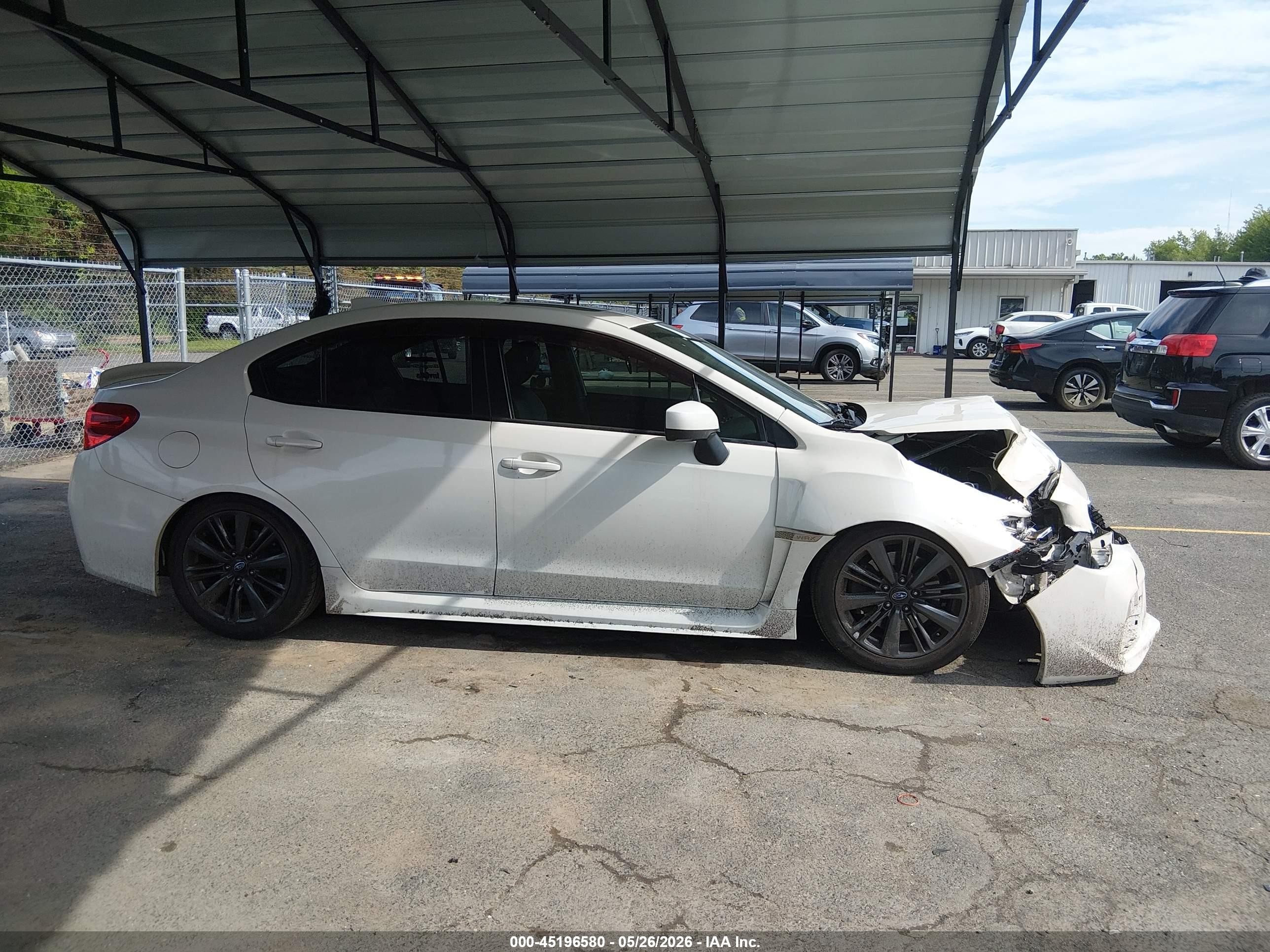 2015 Subaru Wrx Limited White vin: JF1VA1G66F9833606