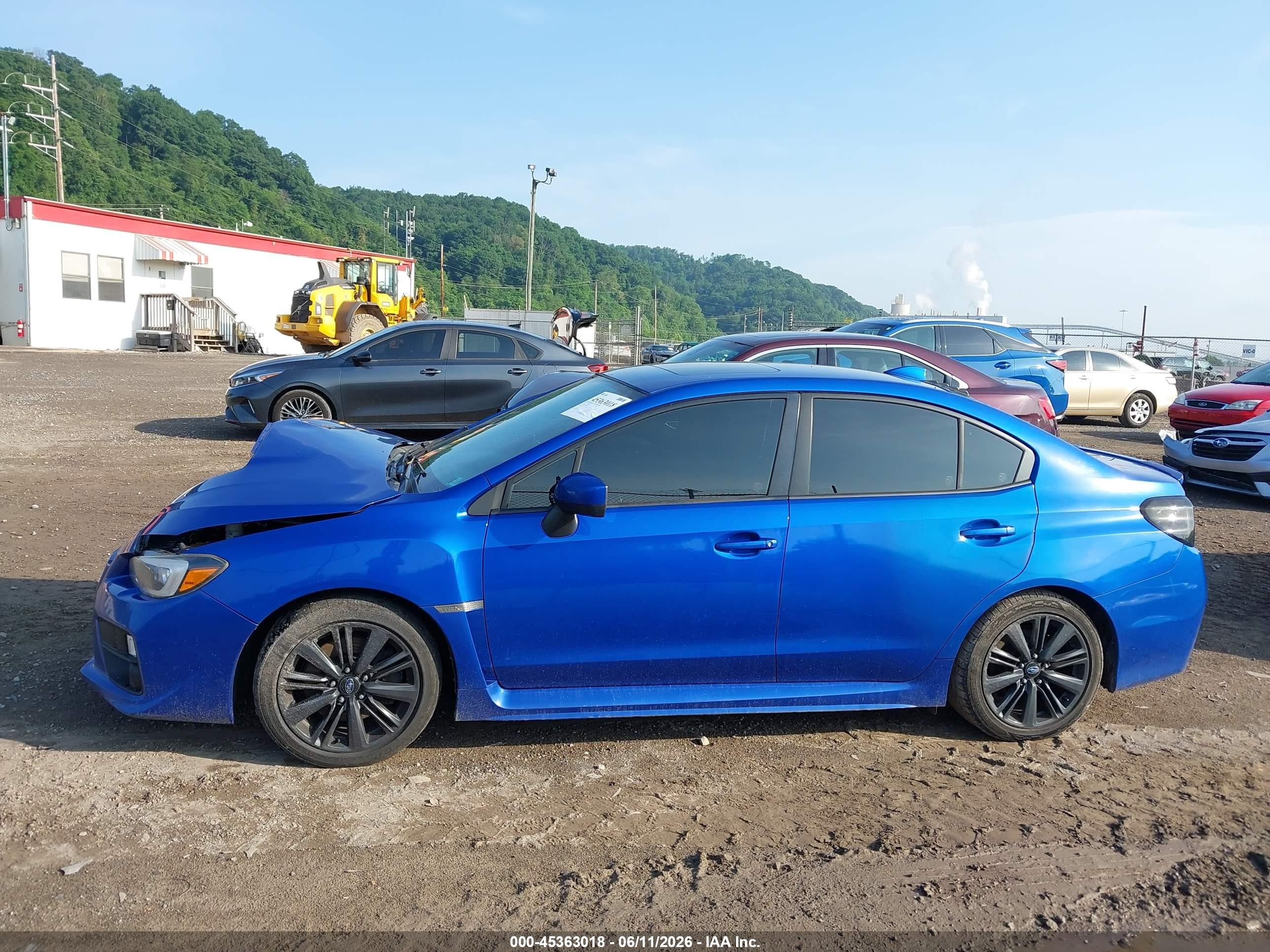 2015 Subaru Wrx Limited Blue vin: JF1VA1G67F9814417
