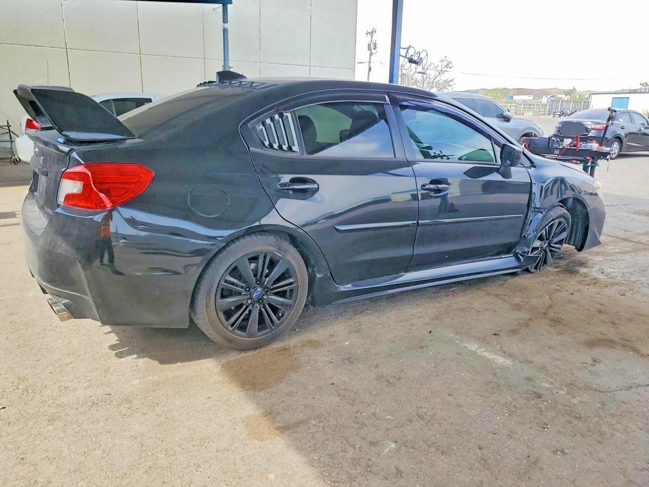 2015 Subaru Wrx Limited Black vin: JF1VA1G67F9820492