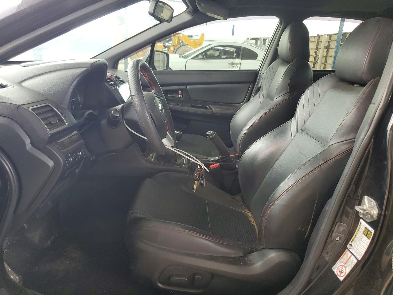 2015 Subaru Wrx Limited Black vin: JF1VA1G67F9820492
