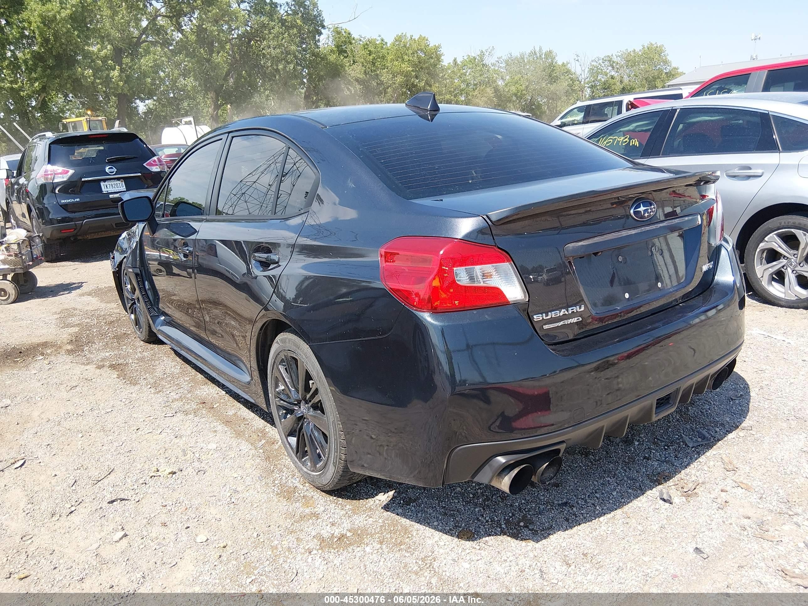 2015 Subaru Wrx Limited Gray vin: JF1VA1G68F8800869