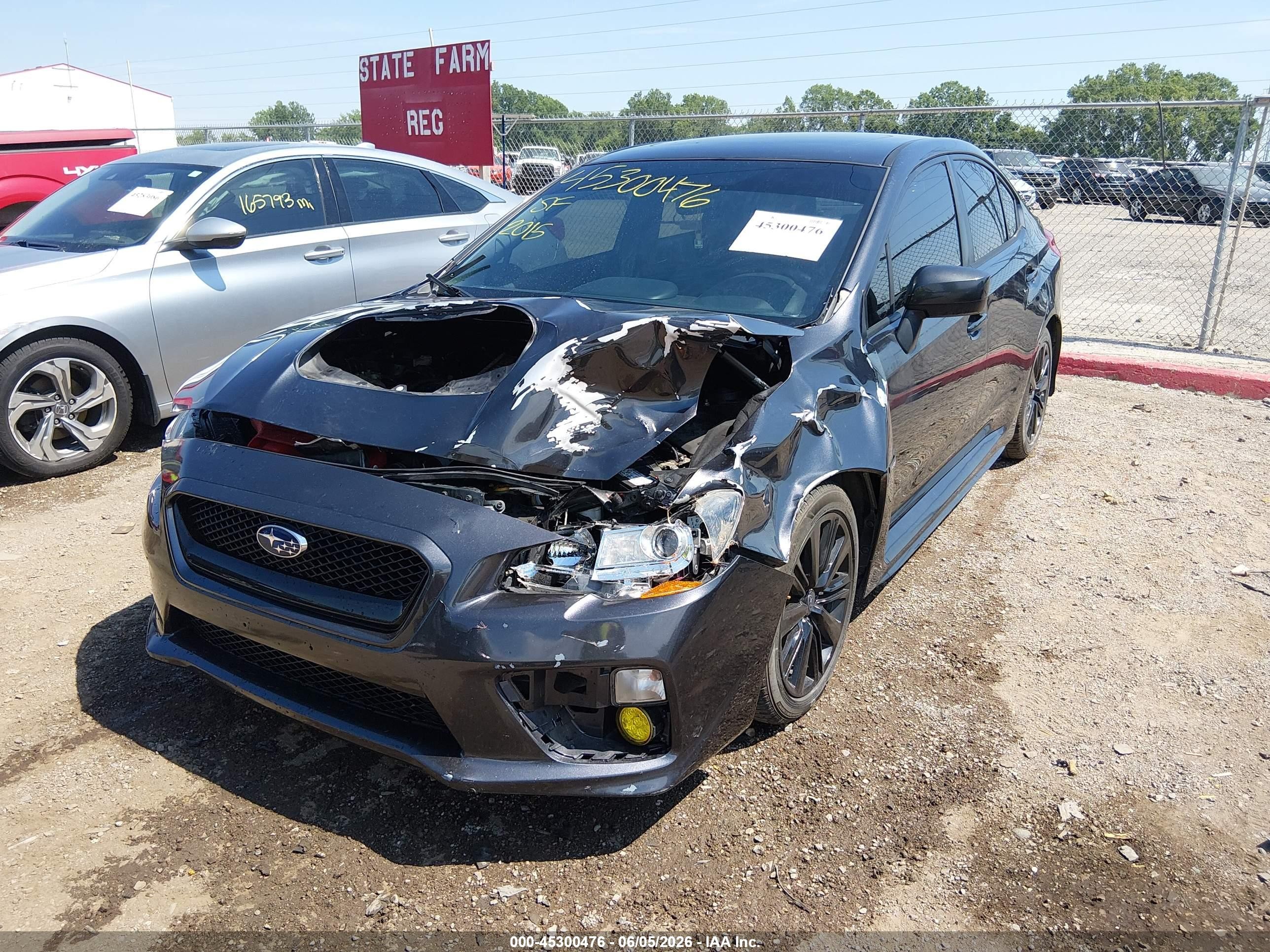 2015 Subaru Wrx Limited Gray vin: JF1VA1G68F8800869