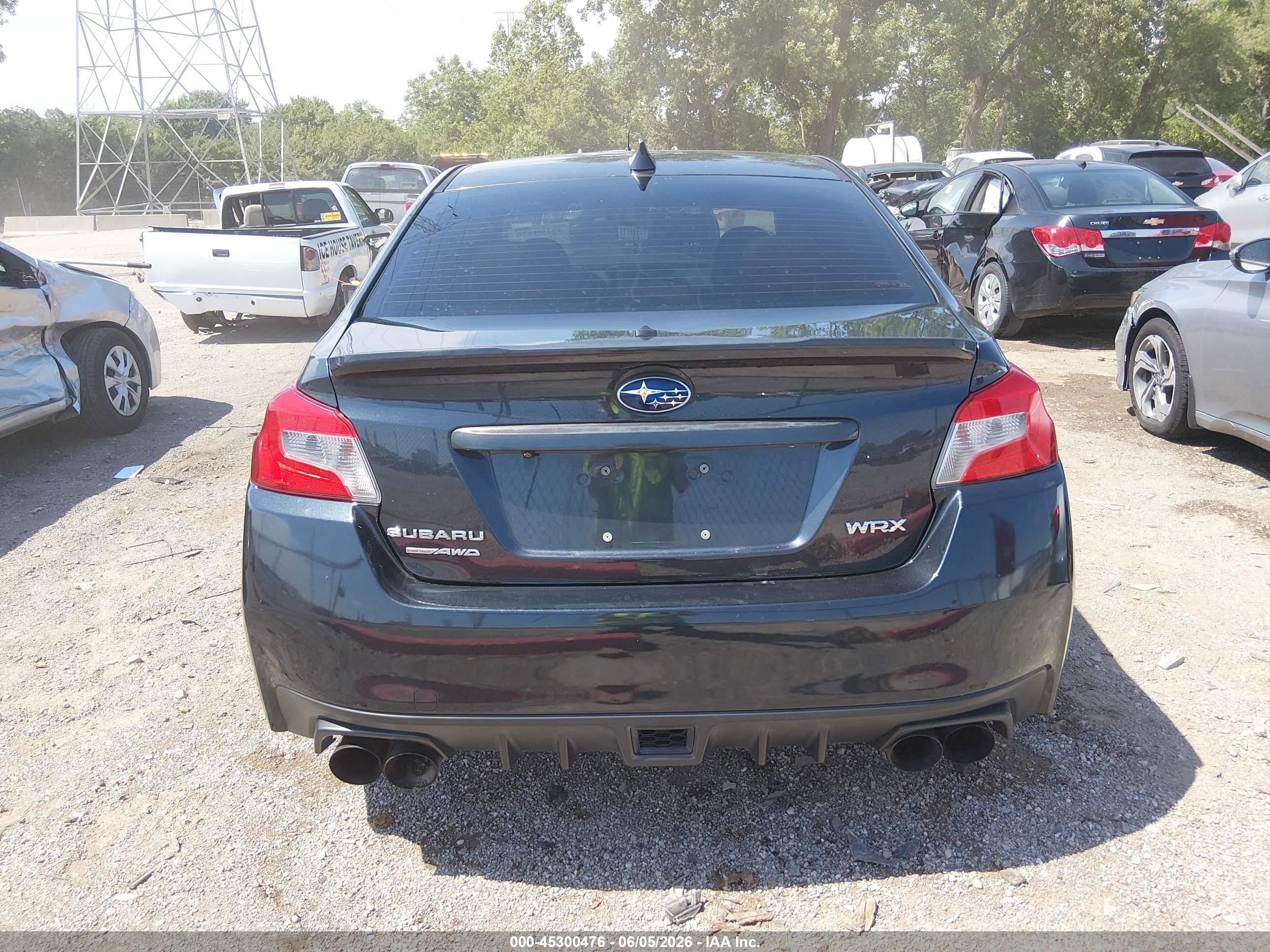 2015 Subaru Wrx Limited Gray vin: JF1VA1G68F8800869