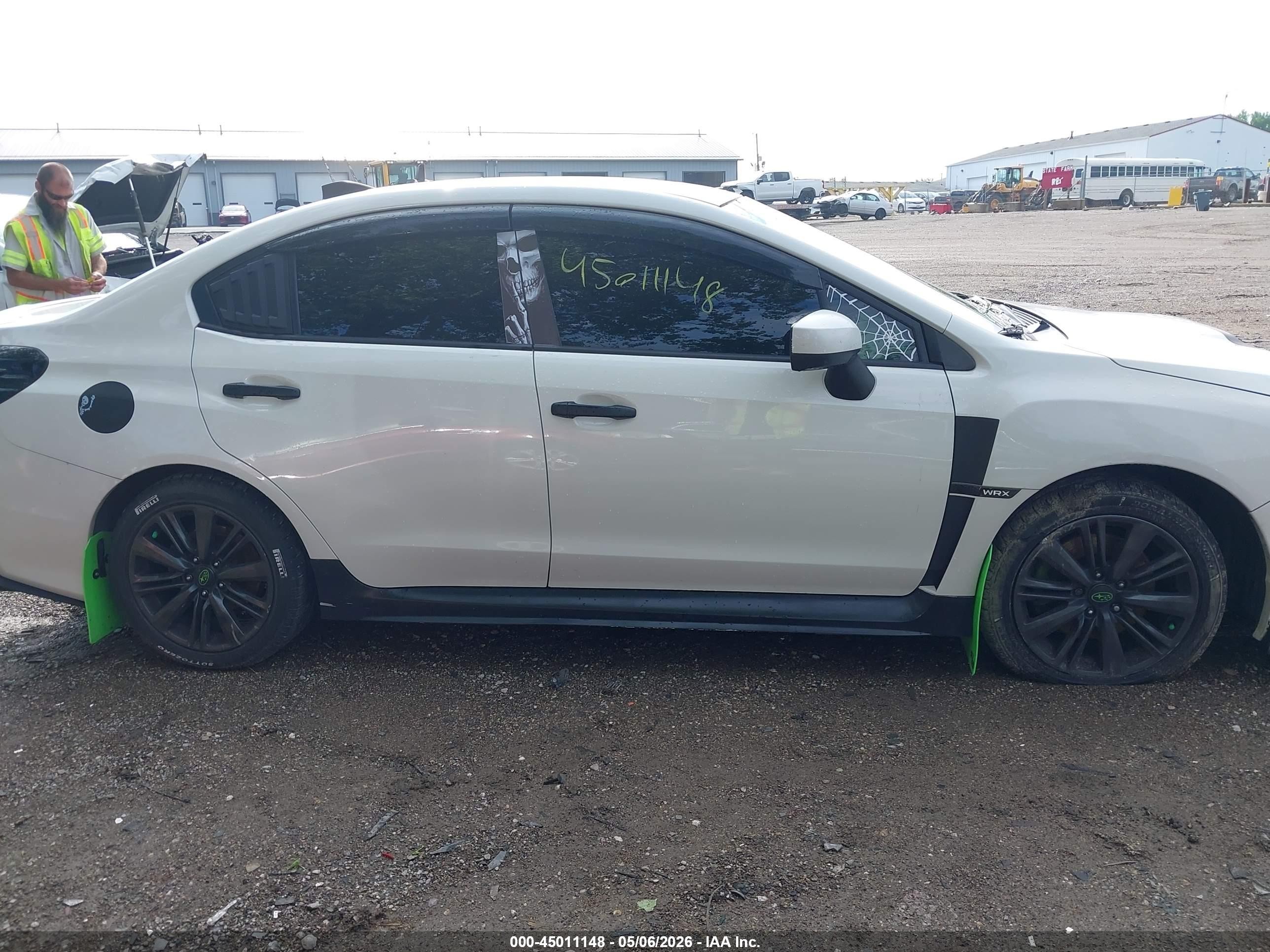 2015 Subaru Wrx Limited White vin: JF1VA1G69F9824690