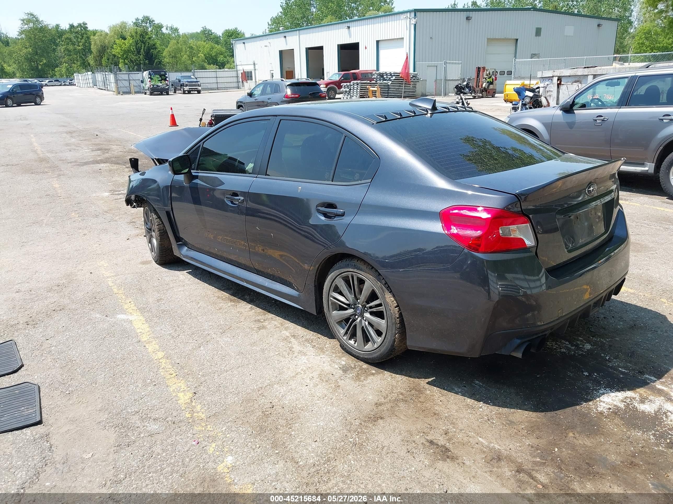 2015 Subaru Wrx Limited Black vin: JF1VA1G6XF9818686