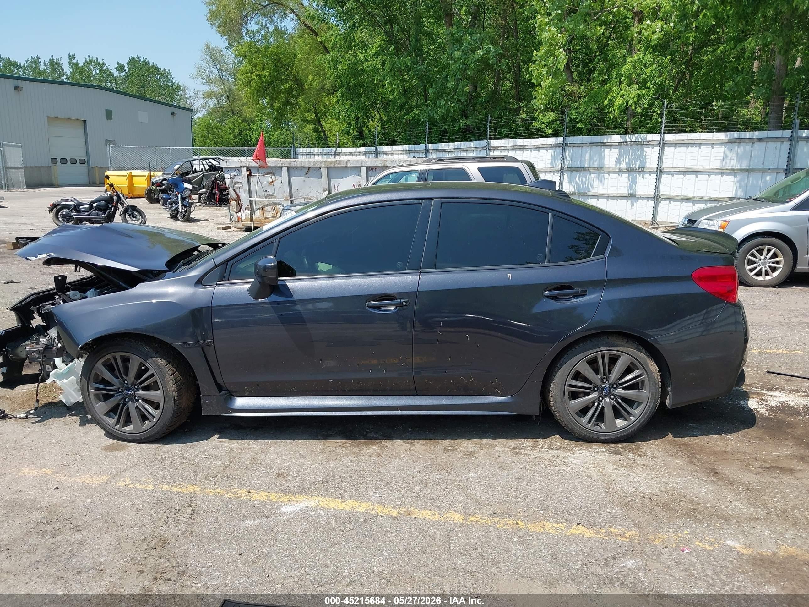 2015 Subaru Wrx Limited Black vin: JF1VA1G6XF9818686