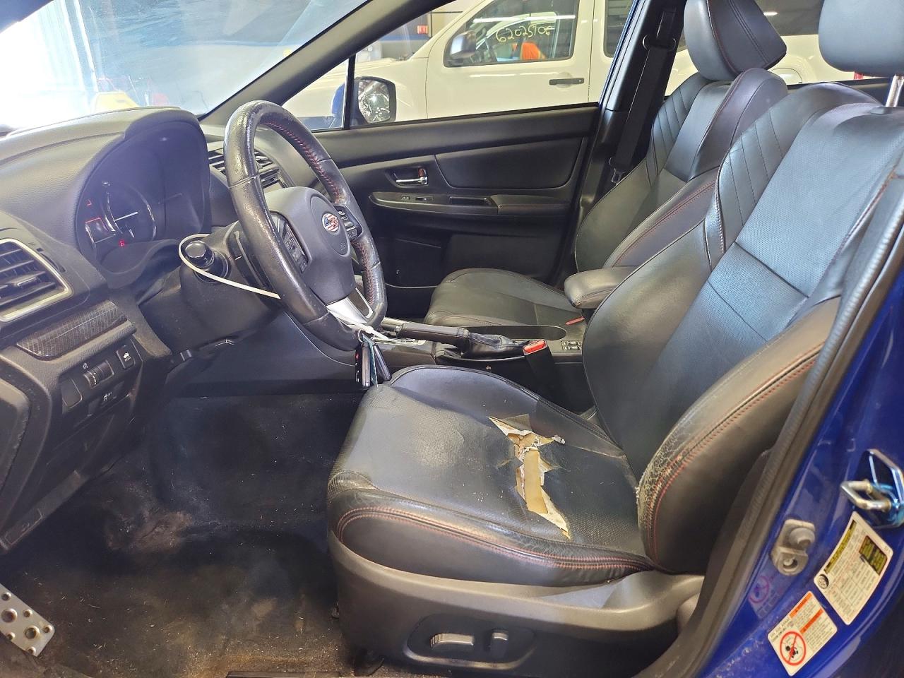 2015 Subaru Wrx Limited Blue vin: JF1VA1J60F8800924