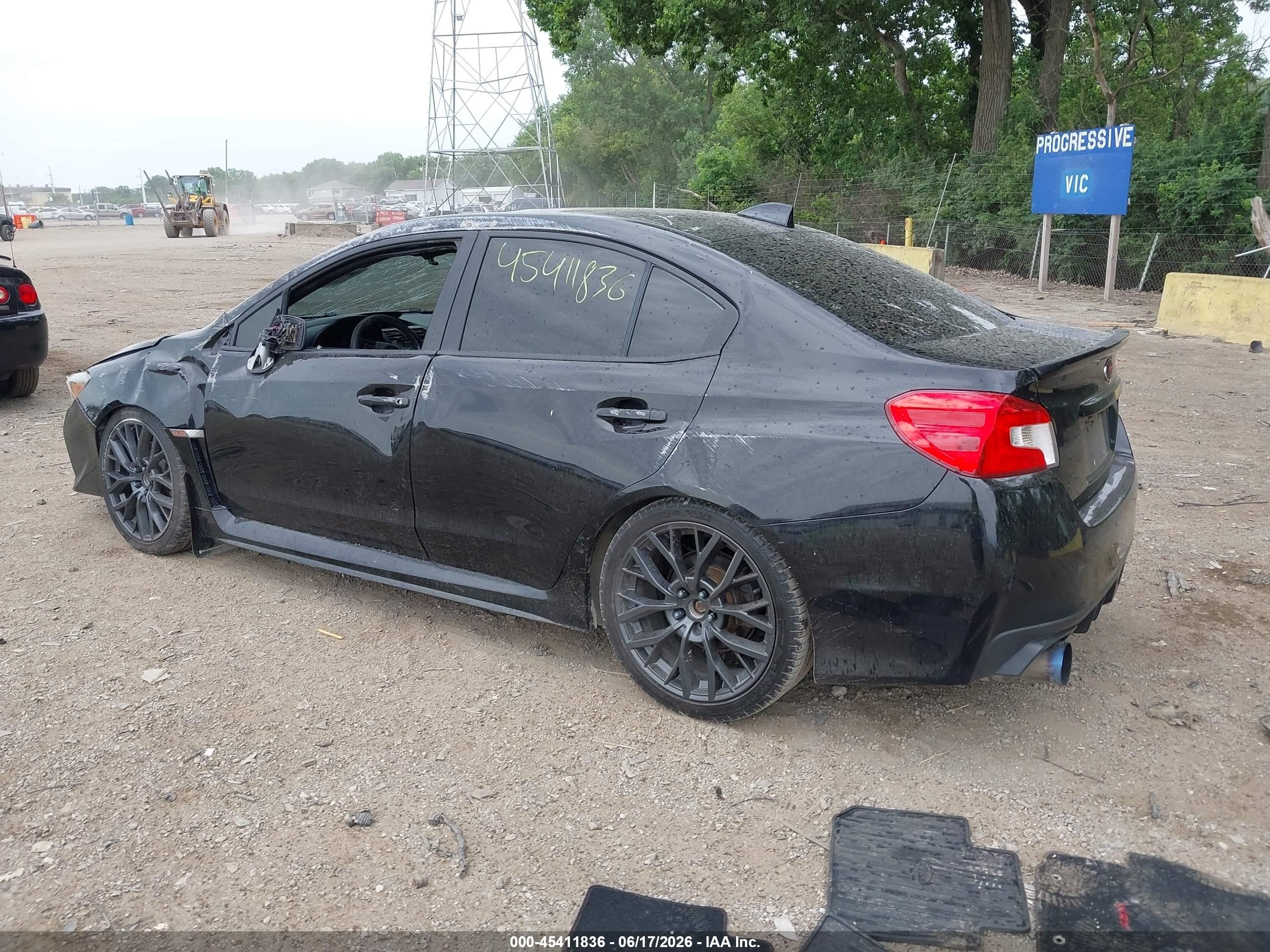 2015 Subaru Wrx Limited Black vin: JF1VA1J60F9817684