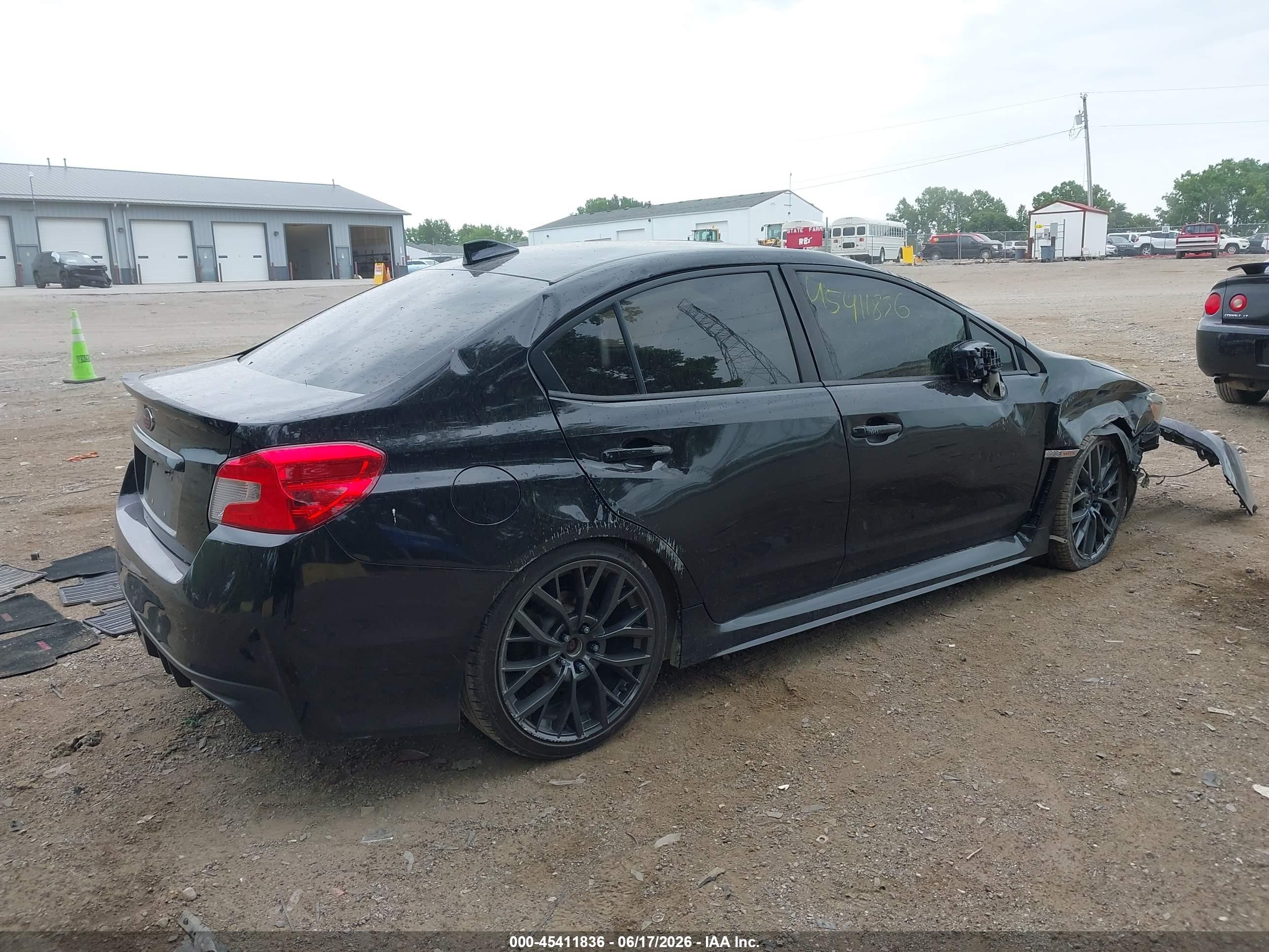 2015 Subaru Wrx Limited Black vin: JF1VA1J60F9817684
