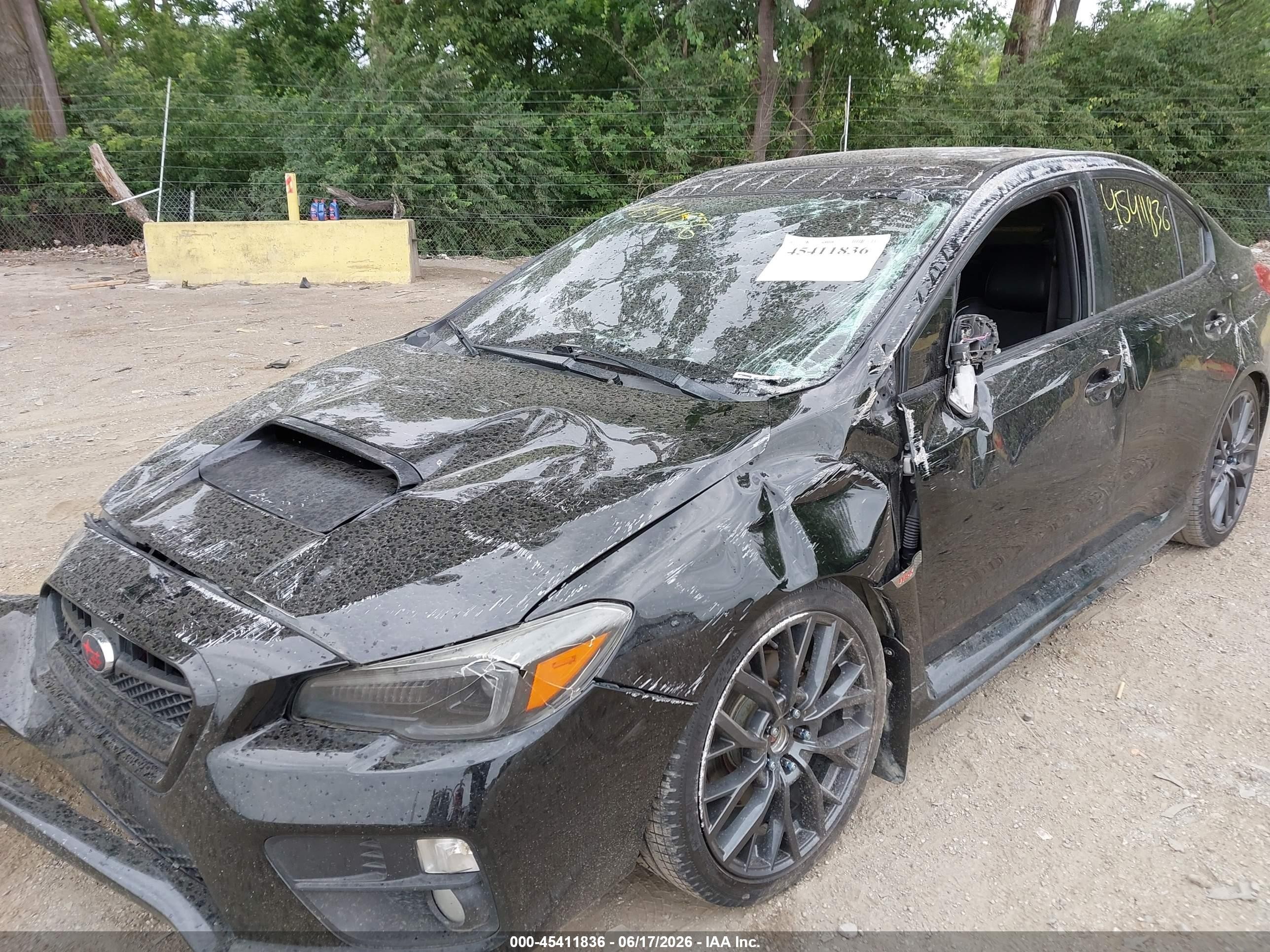 2015 Subaru Wrx Limited Black vin: JF1VA1J60F9817684
