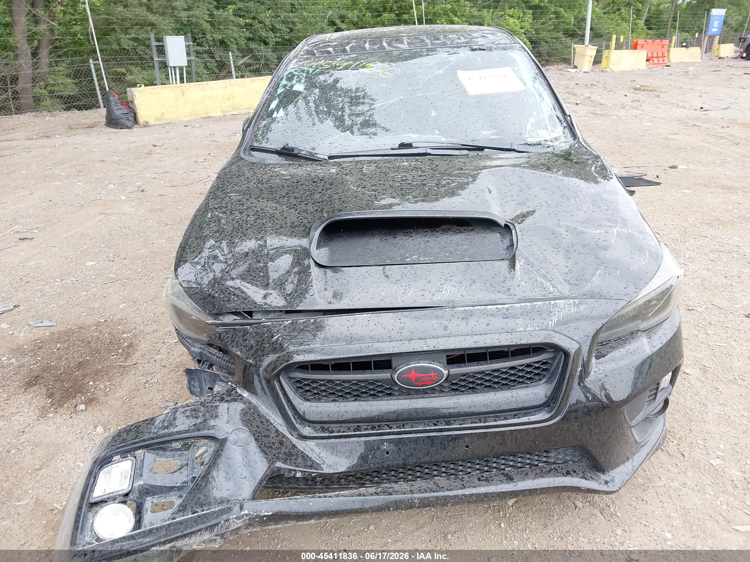 2015 Subaru Wrx Limited Black vin: JF1VA1J60F9817684
