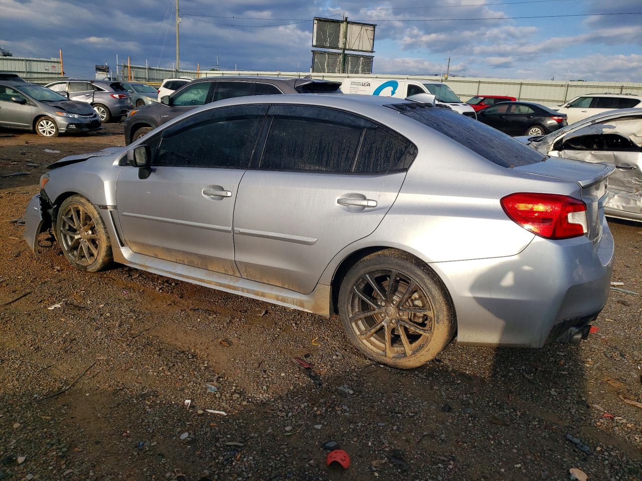 2015 Subaru Wrx Limited Silver vin: JF1VA1J62F8828675