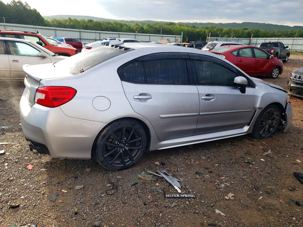 2015 Subaru Wrx Limited Silver vin: JF1VA1J62F8828675