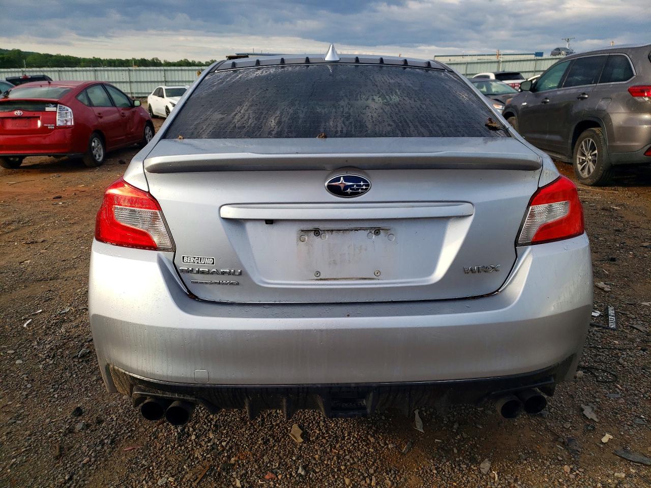2015 Subaru Wrx Limited Silver vin: JF1VA1J62F8828675