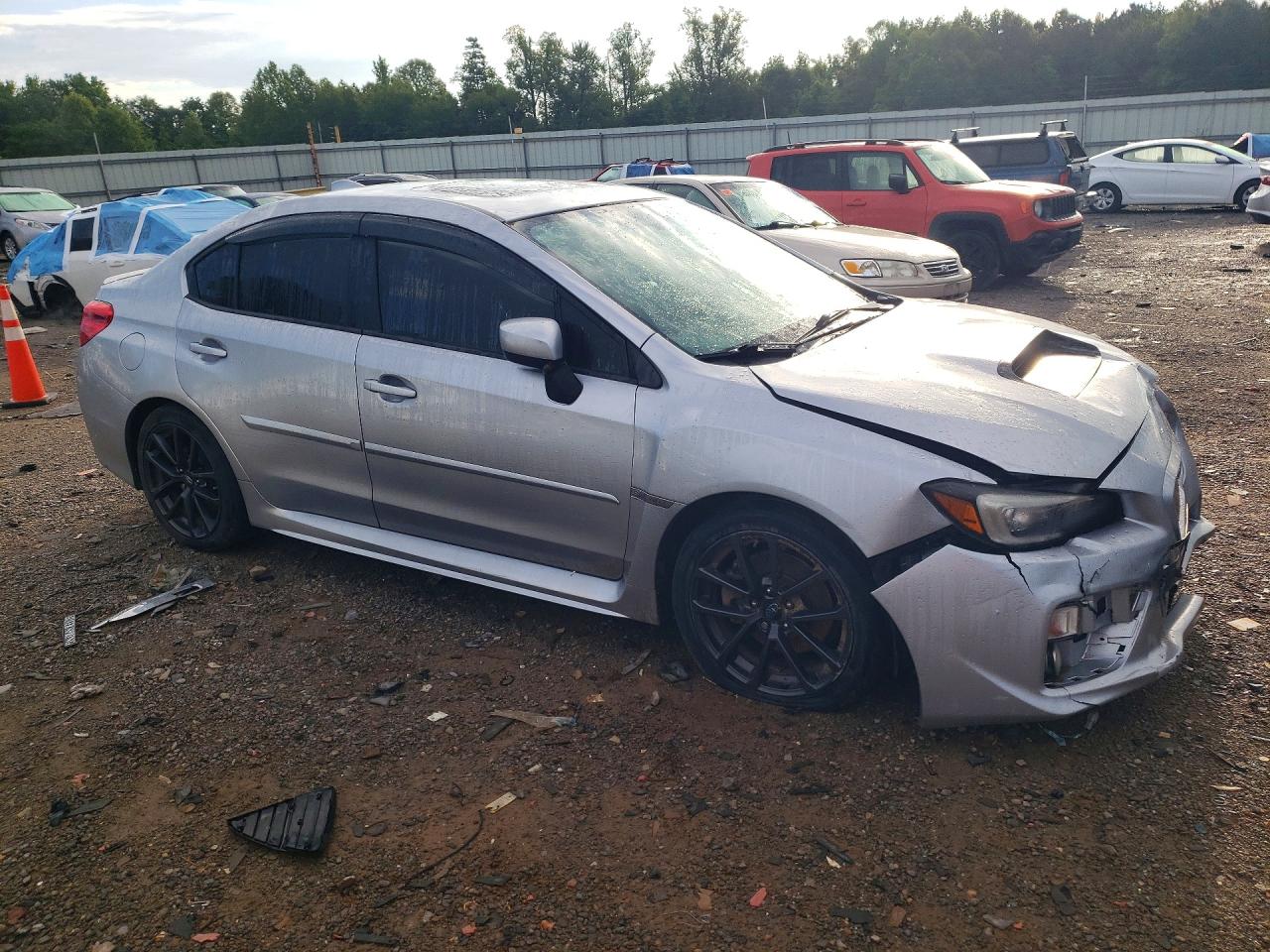 2015 Subaru Wrx Limited Silver vin: JF1VA1J62F8828675