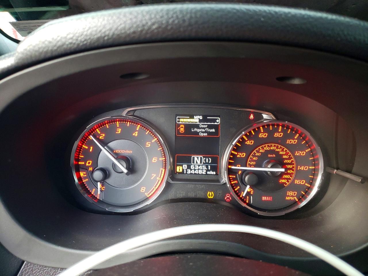 2015 Subaru Wrx Limited Silver vin: JF1VA1J62F8828675