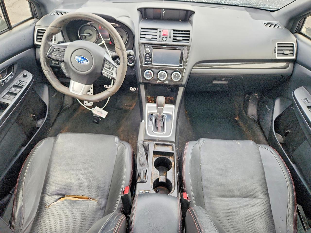 2015 Subaru Wrx Limited Charcoal vin: JF1VA1J63F8801694