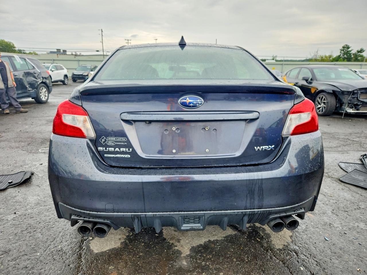 2015 Subaru Wrx Limited Charcoal vin: JF1VA1J63F8801694