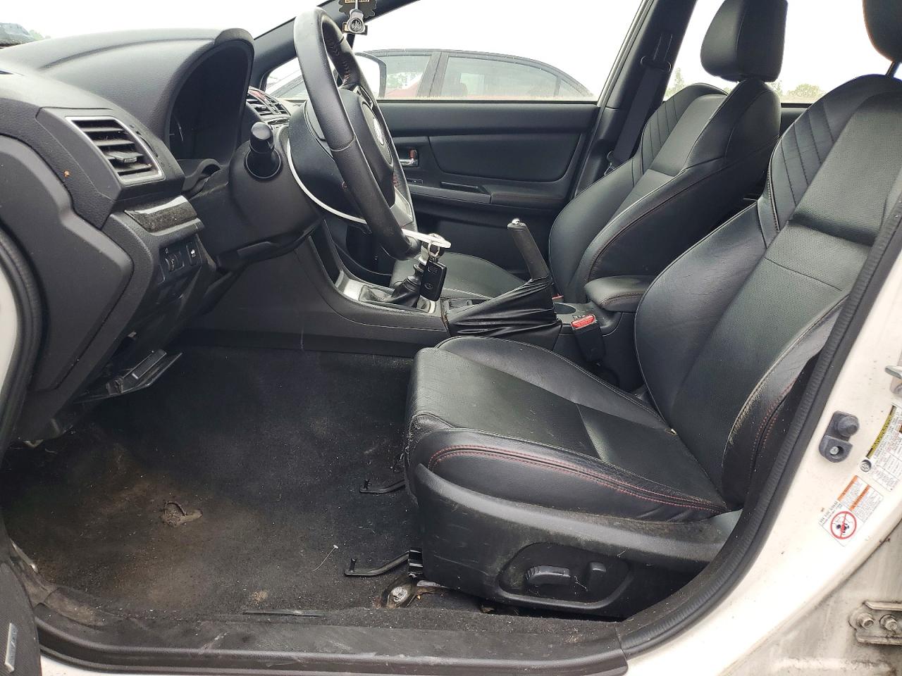 2015 Subaru Wrx Limited White vin: JF1VA1J63F9812401
