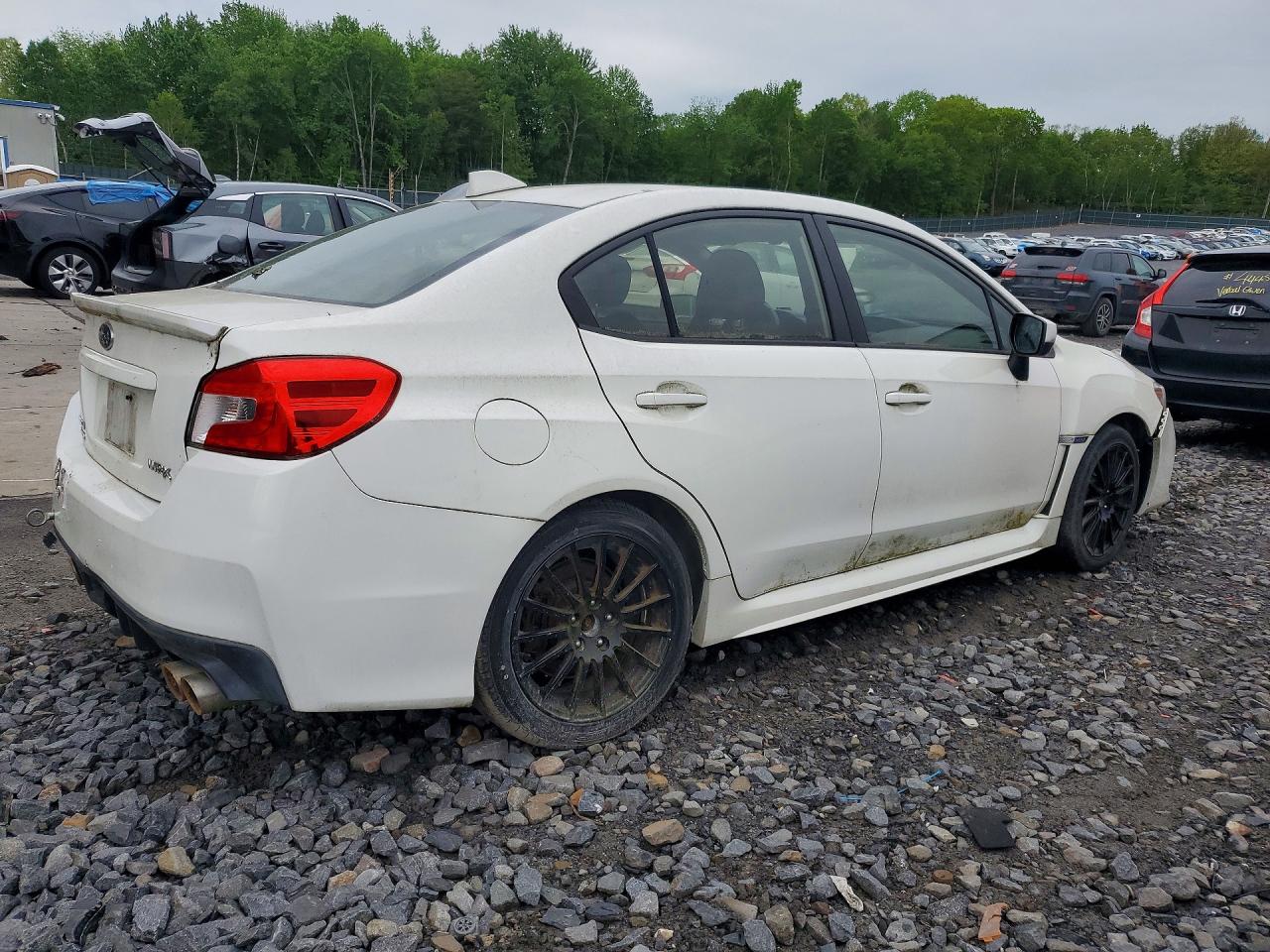 2015 Subaru Wrx Limited White vin: JF1VA1J63F9812401
