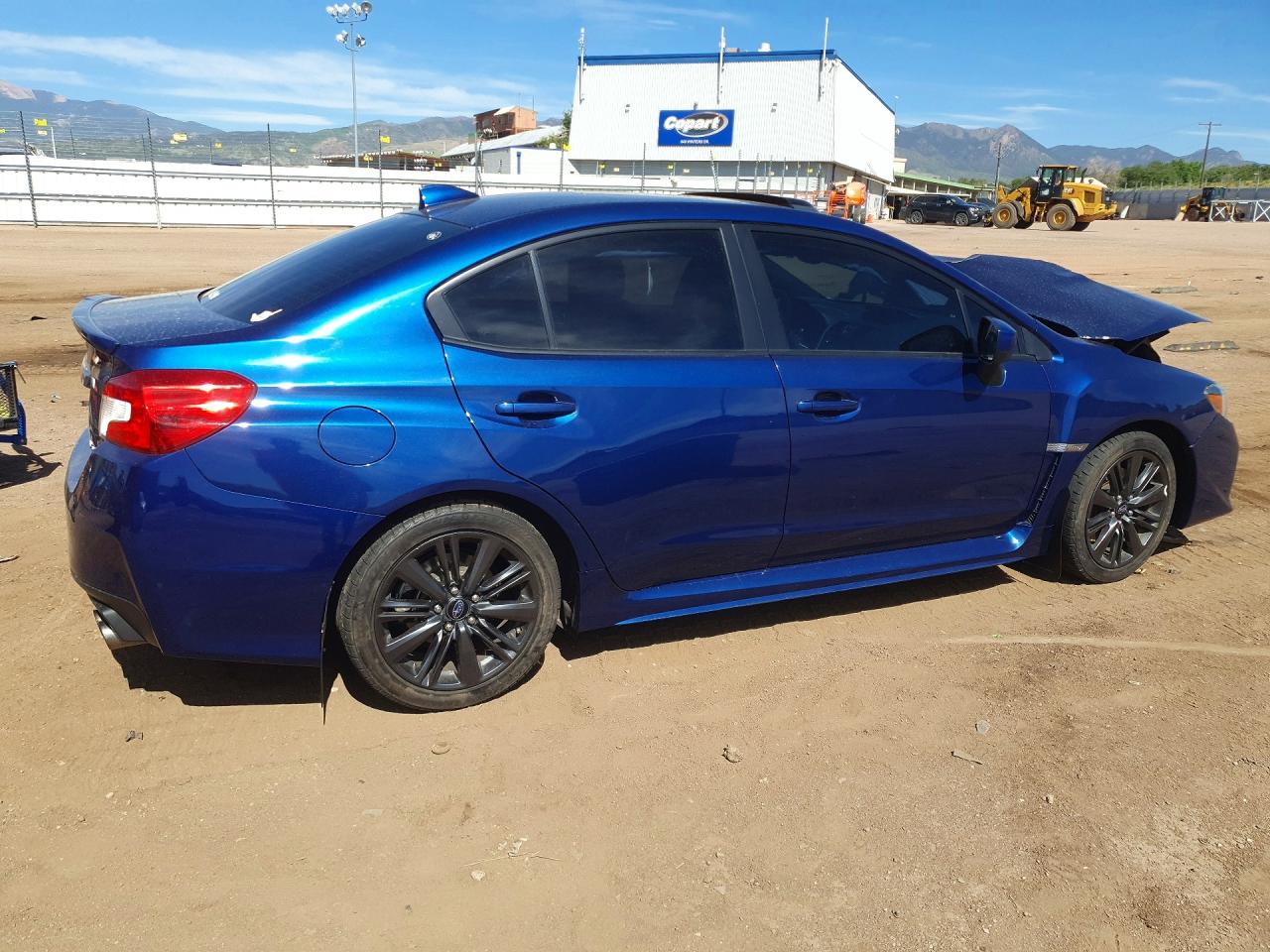 2015 Subaru Wrx Limited Blue vin: JF1VA1J64F9814741